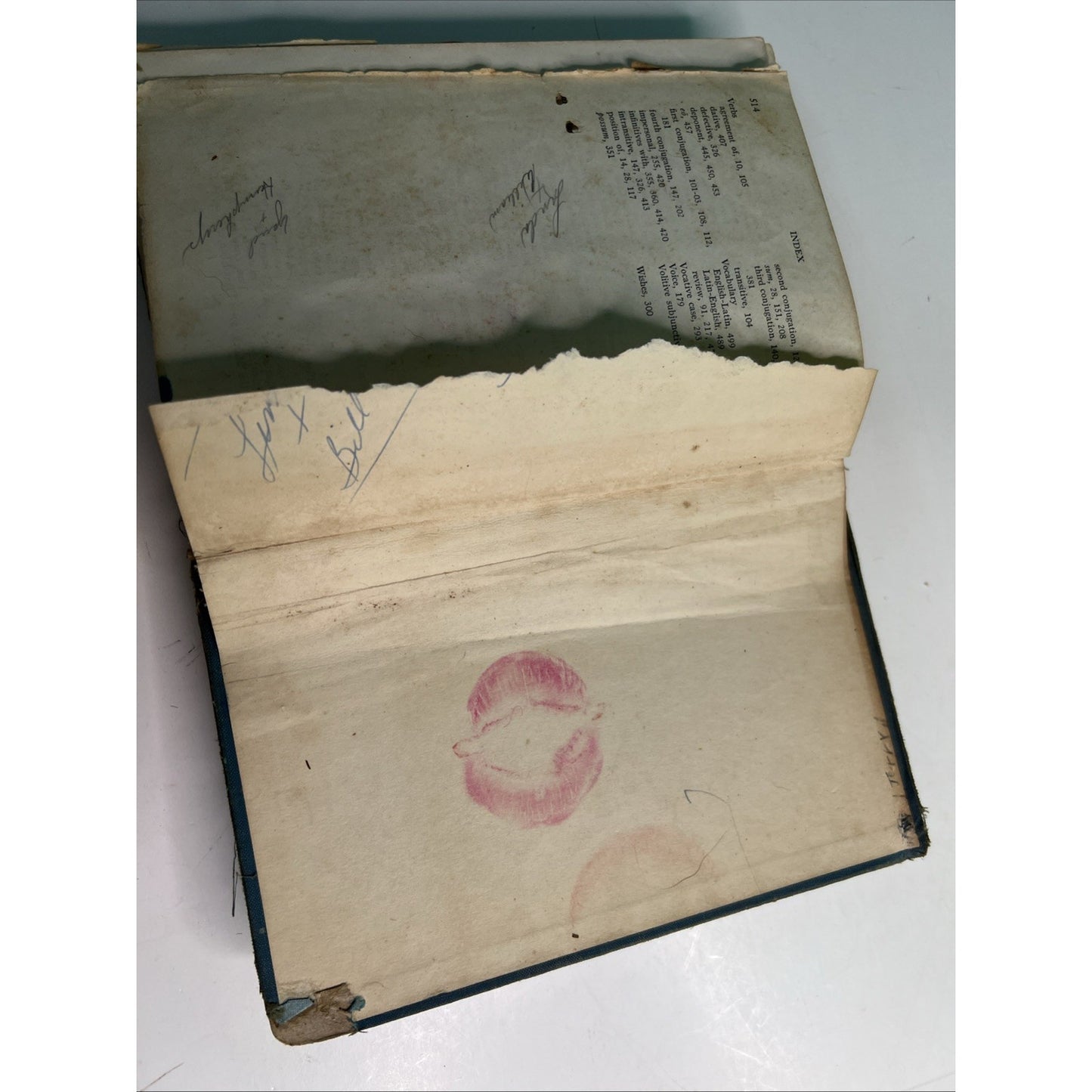 Robert J. Henle First Year Latin 1945 Hardcover Vintage Textbook Damaged