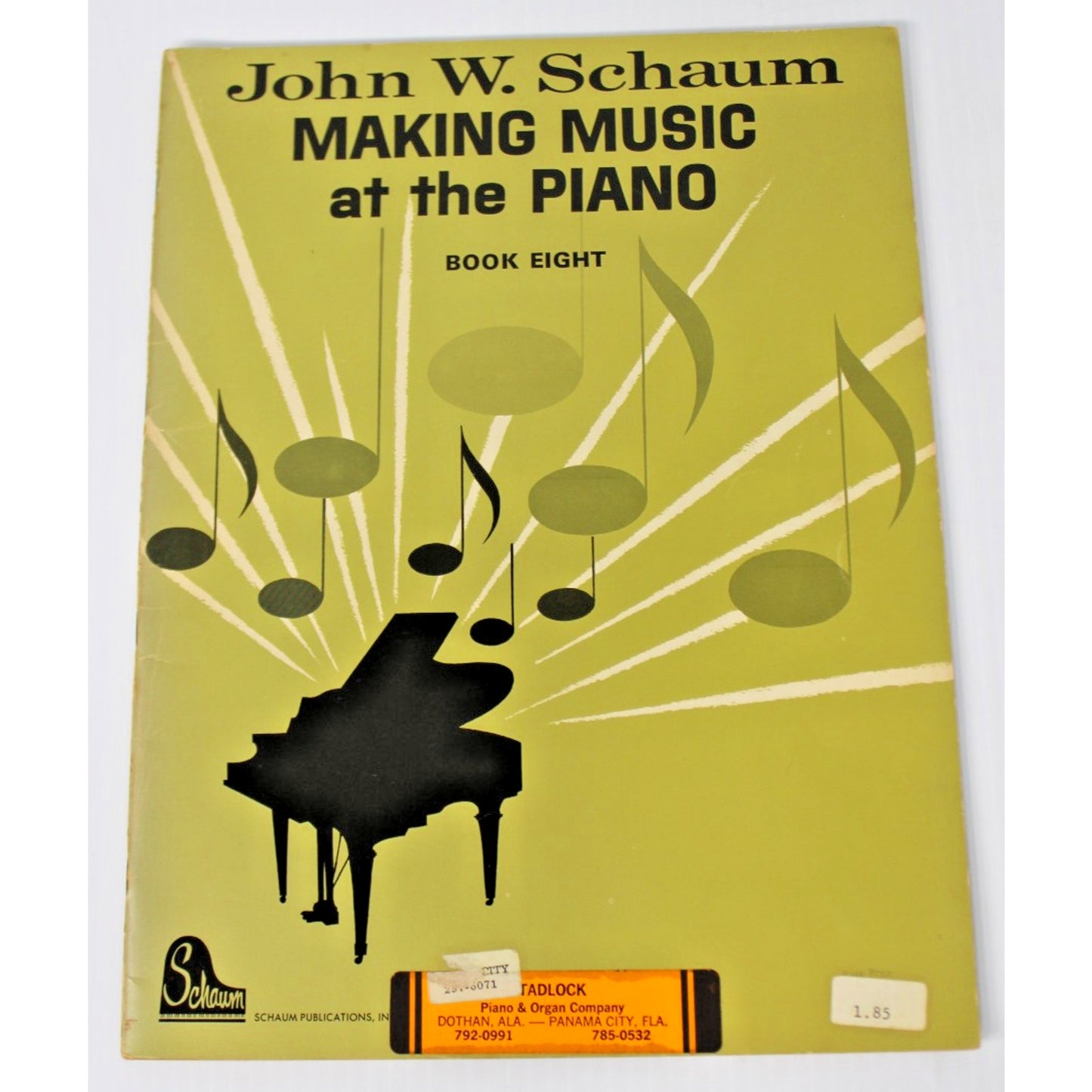 Vintage John W. Schaum Piano Instruction Books- Scales & Pieces In All Keys