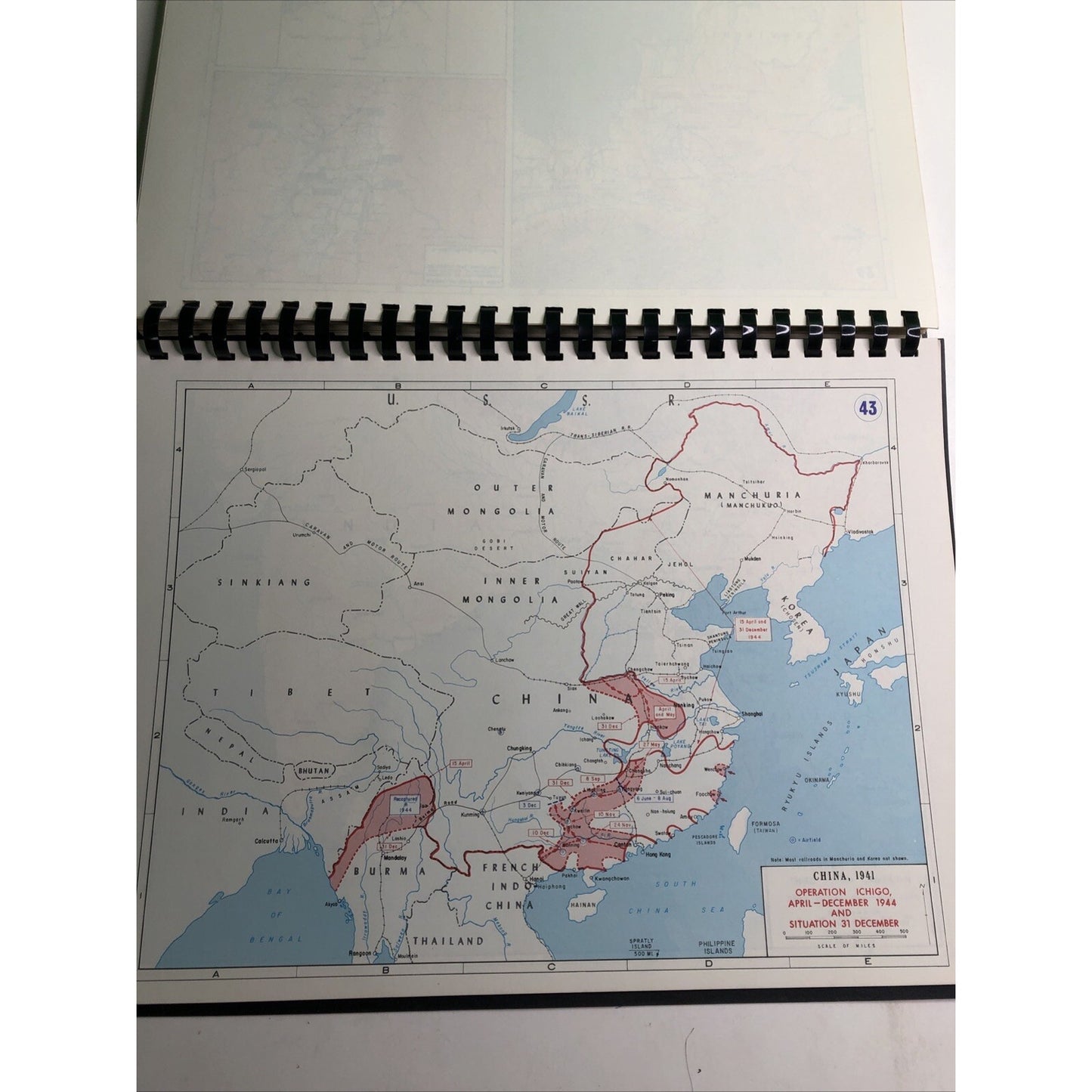 1981 Campaign Atlas Second World War United States Military Academy History Text