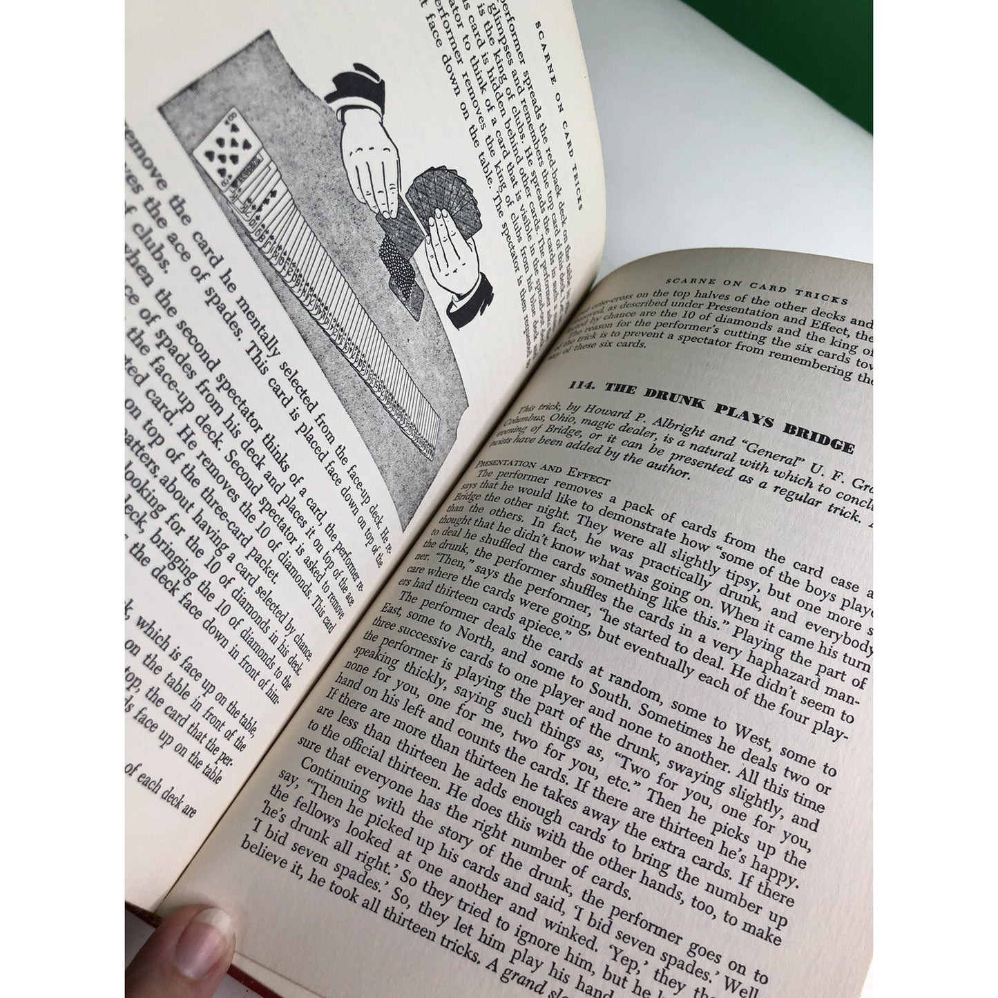 Scarne's Tricks by John Scarne On Card & Magic Tricks, Vintage 1950 Hardcover