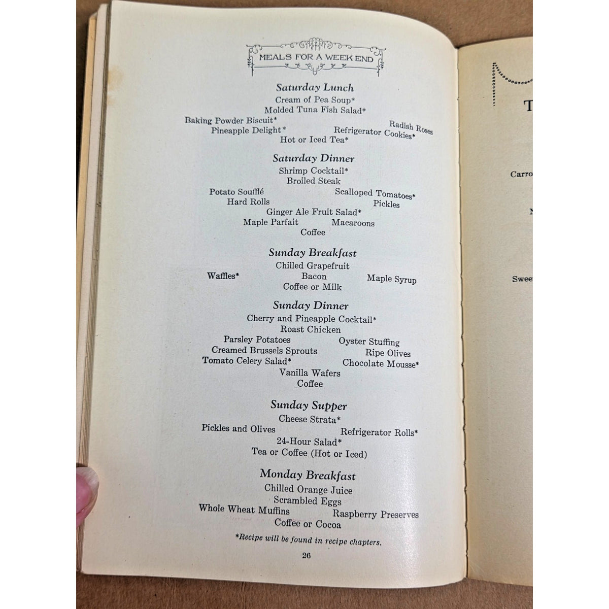 Vintage 1931 General Electric "Silent Hostess" Treasure Book Cookbook & Manual