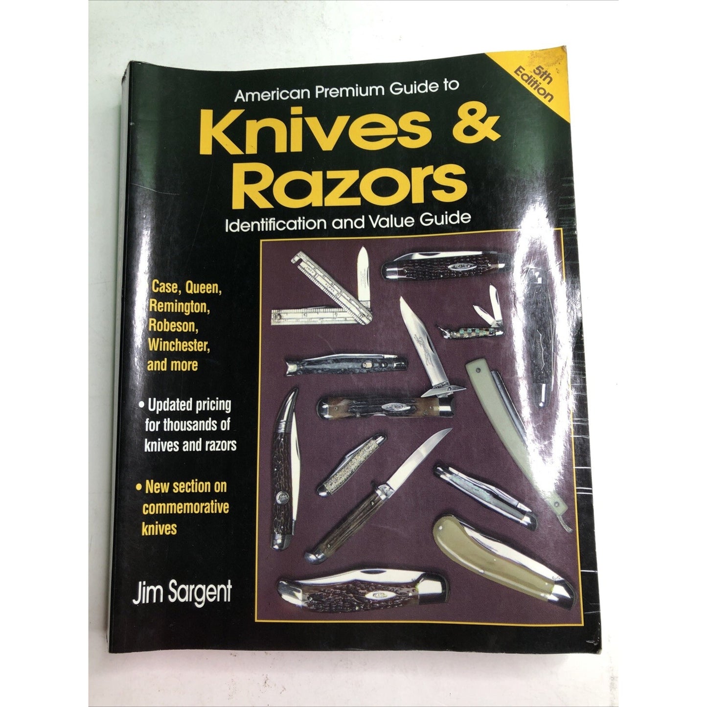 American Premium Guide to Knives & Razors ID Value Guide Jim Sargent 5th Edition