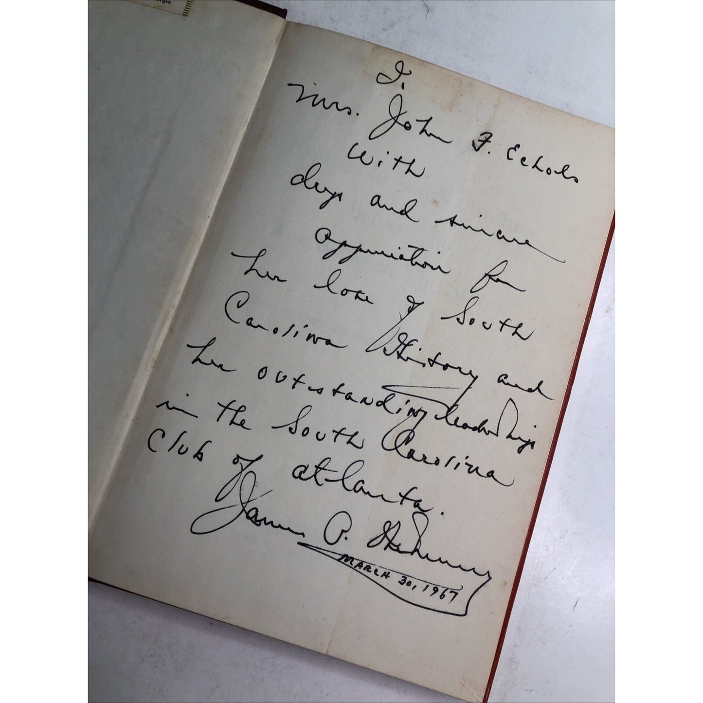 Signed Baptists In South Carolina Before The War Between The States 1st Edition