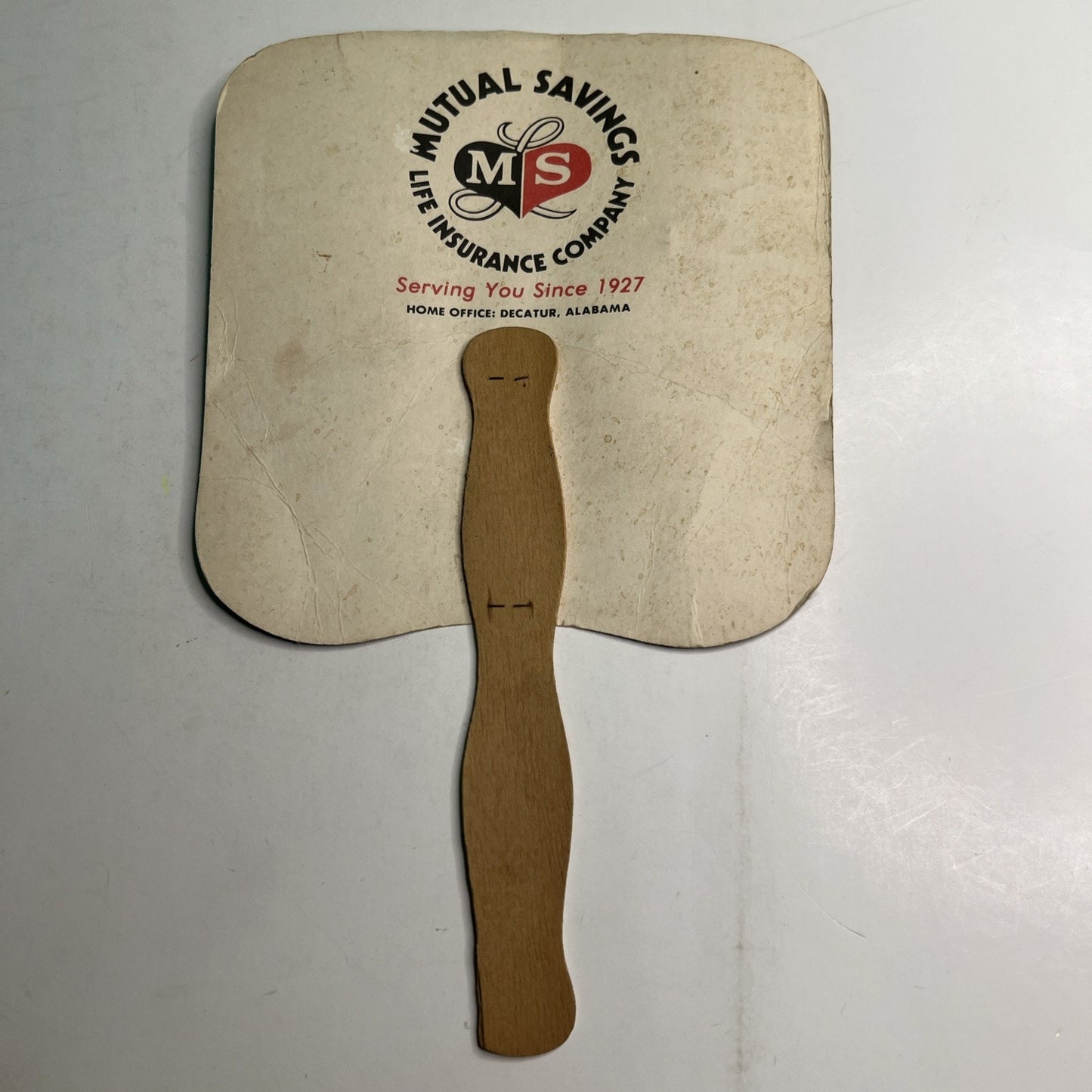 Vintage Martin Luther King, Jr Fan Antique Advertising Decatur Alabama AL