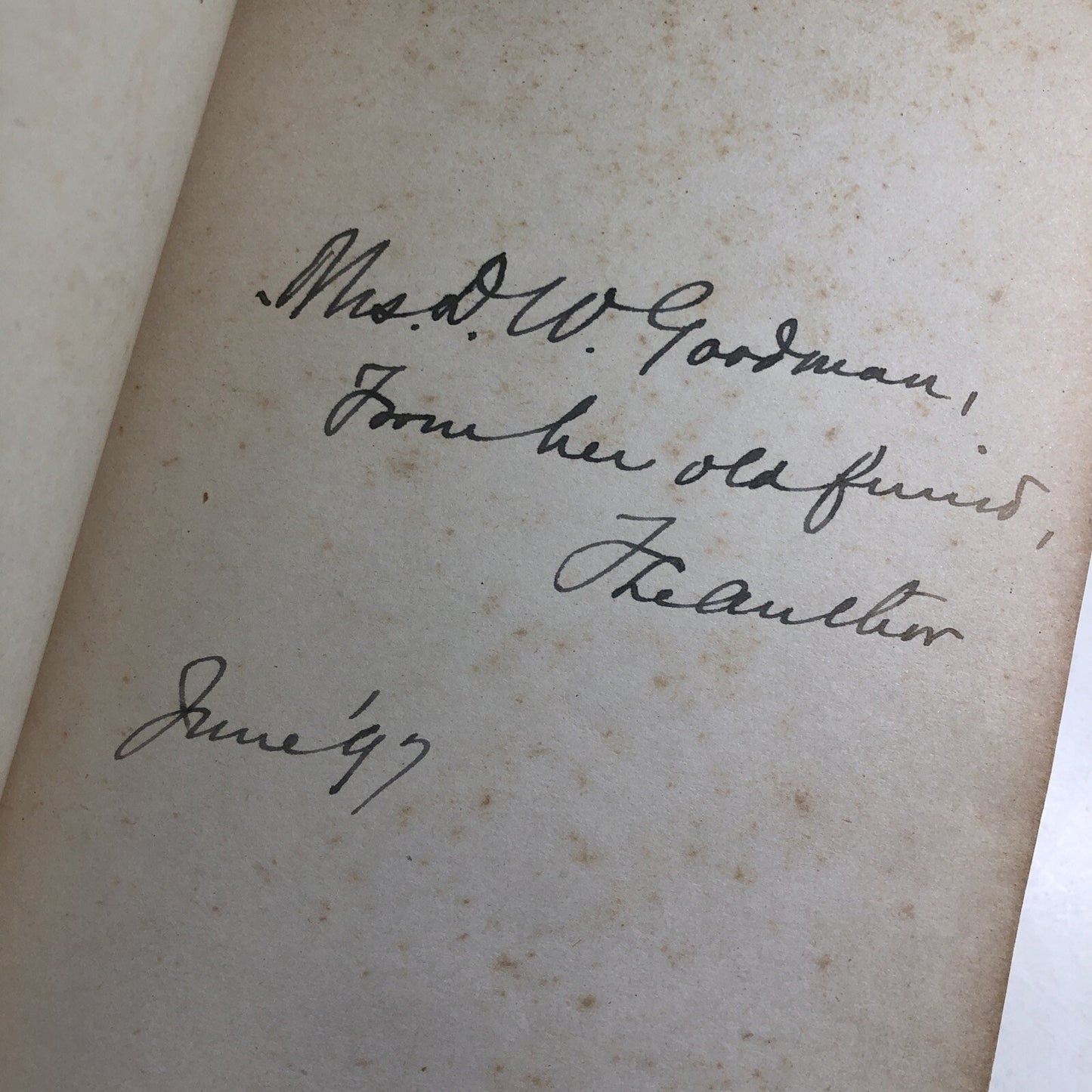 Crag Nest 1897 Romance Novel by TC DeLeon Mobile ALA Gossip Printing 1897 SIGNED