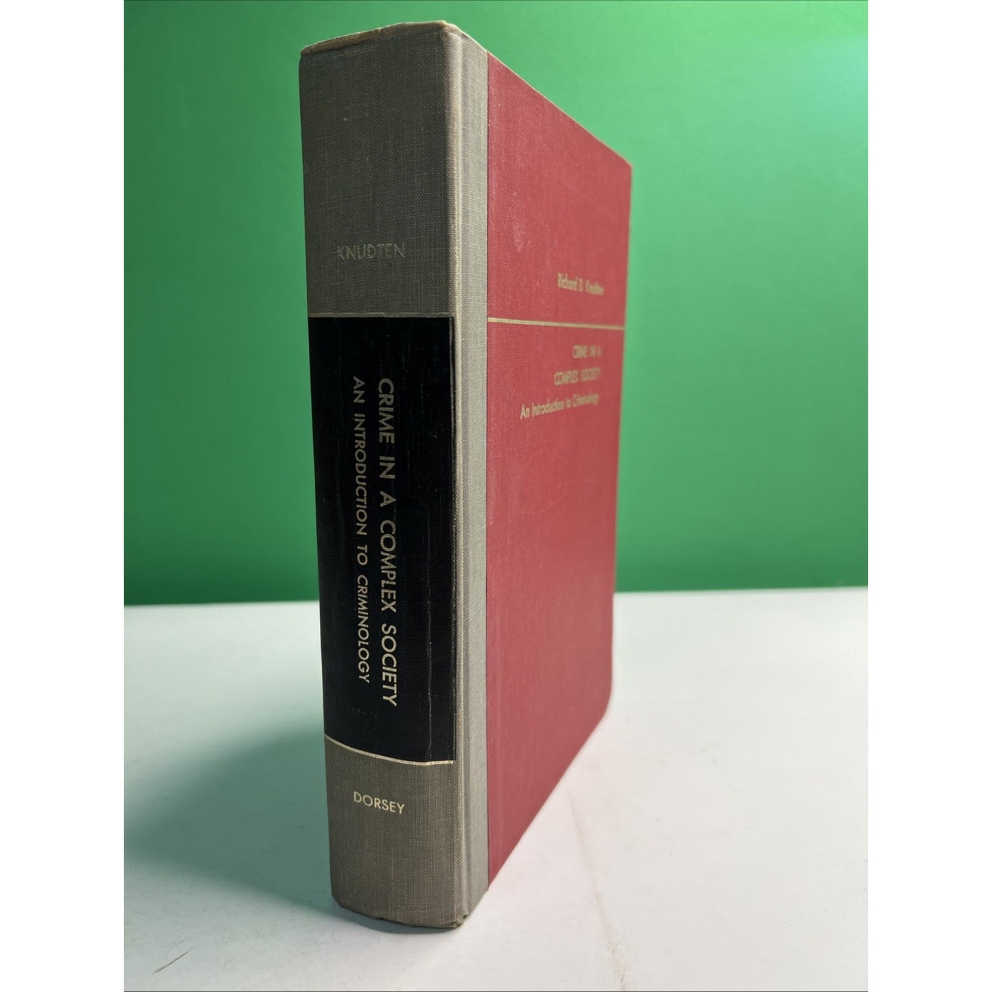 Crime in a Complex Society An Introduction to Criminology 1972 Knudten Very RARE
