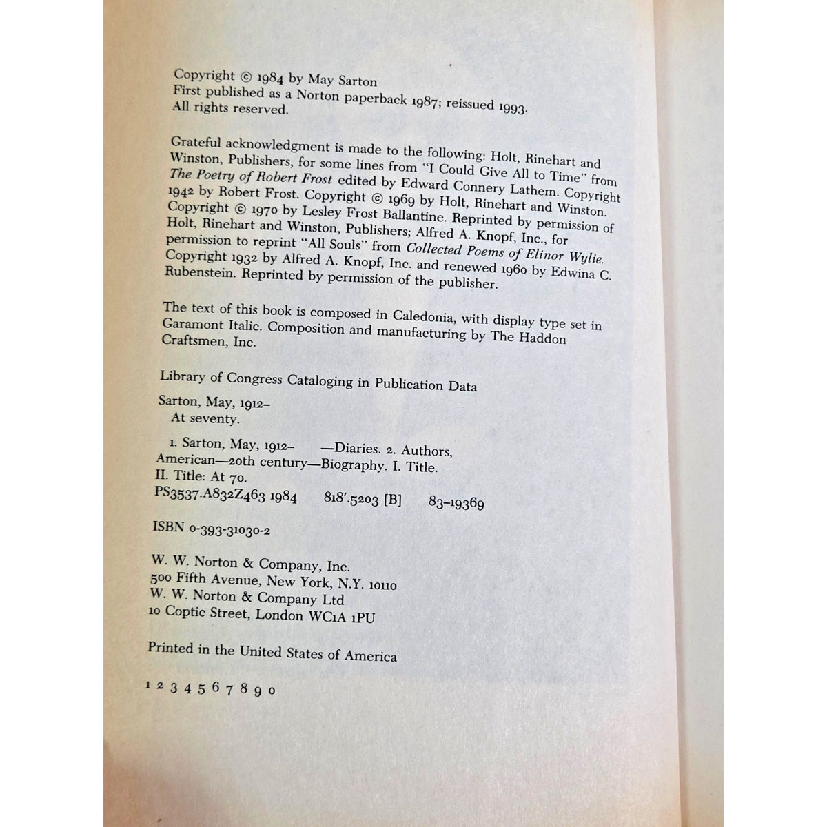 May Sarton Vintage Journal Set Recovering 1st Ed Hardcover + 2 Paperbacks