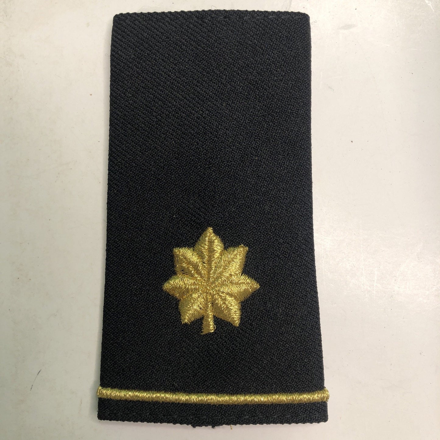 U.S. Army Dress Shirt Embroidered SHOULDER RANK Major Black Gold