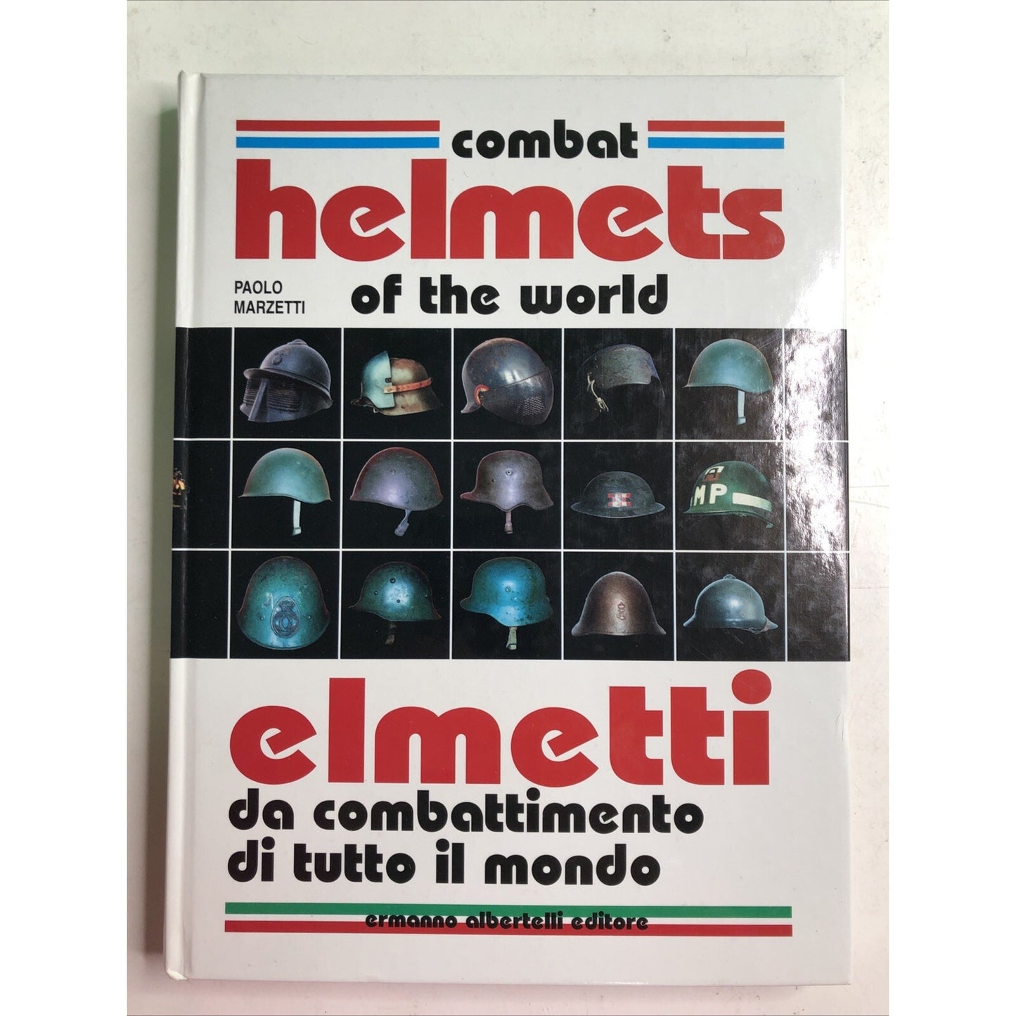 Combat Helmets Of The World Paolo Marzetti Italian English HC 1996 3rd Edition