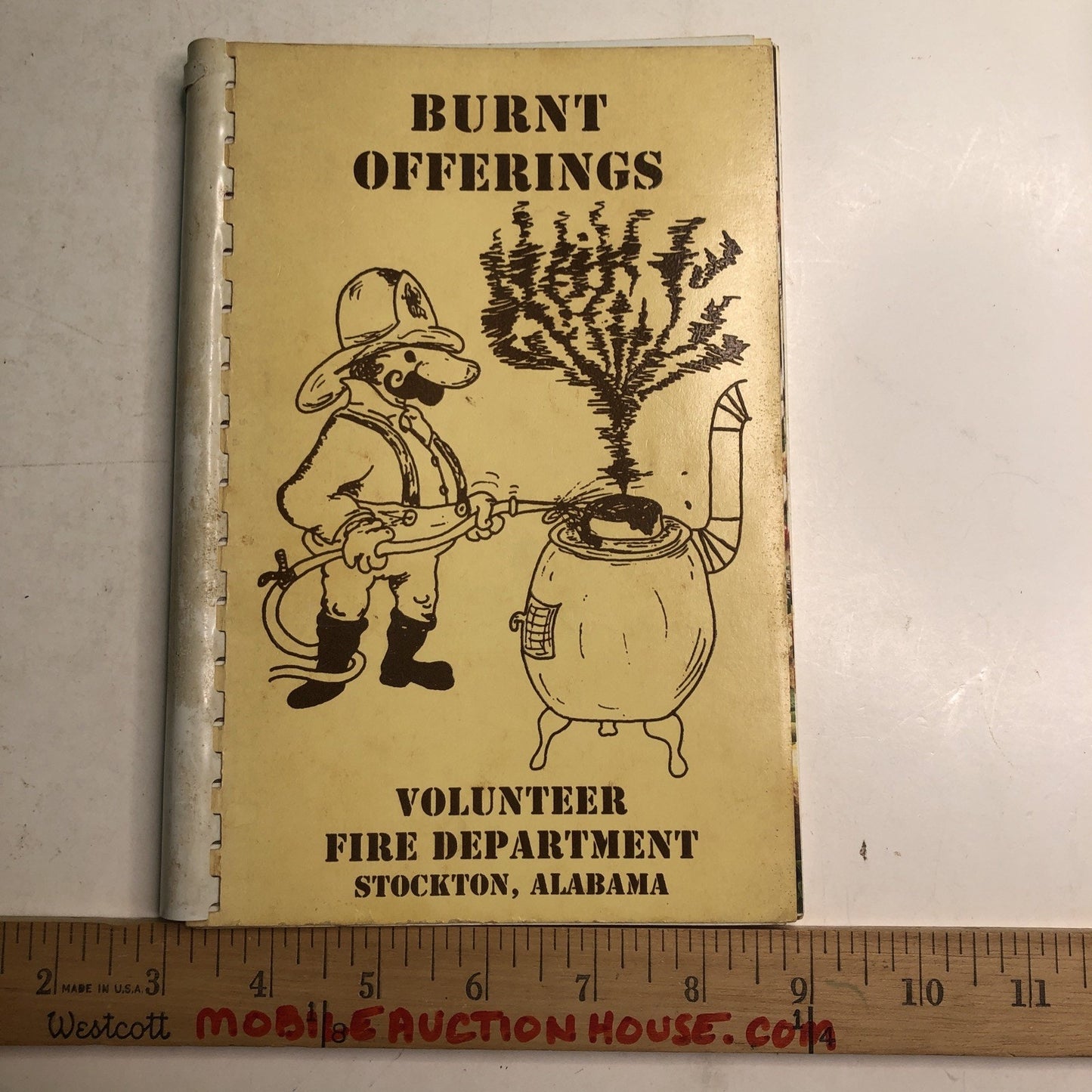BURNT OFFERINGS COOKBOOK Volunteer Fire Department Stockton Alabama 1990