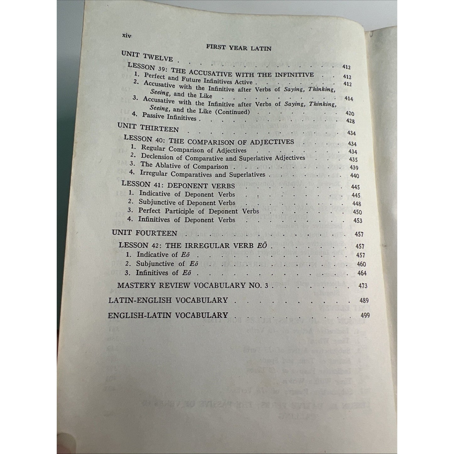 Robert J. Henle First Year Latin 1945 Hardcover Vintage Textbook Damaged