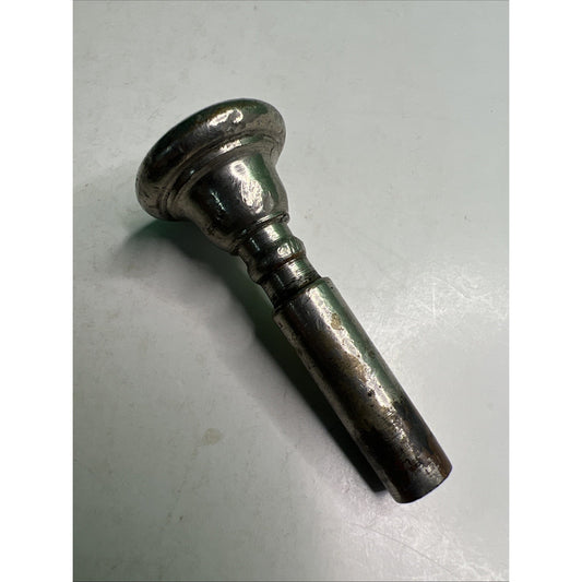 Vintage UNBRANDED Mouthpiece Well Used Trumpet Bugle Horn Trombone Cornet Tuba