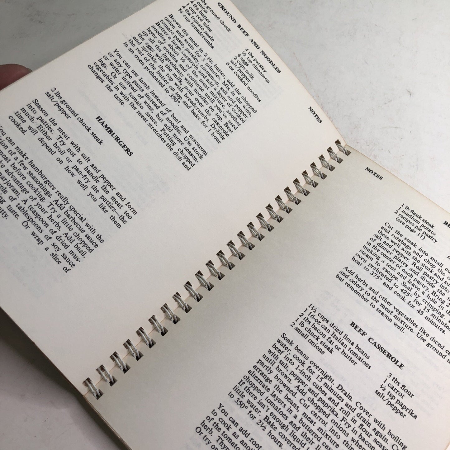 You’re The Cook! Book. Make It Your Own Way Cookbook 1978 Spiral Bound