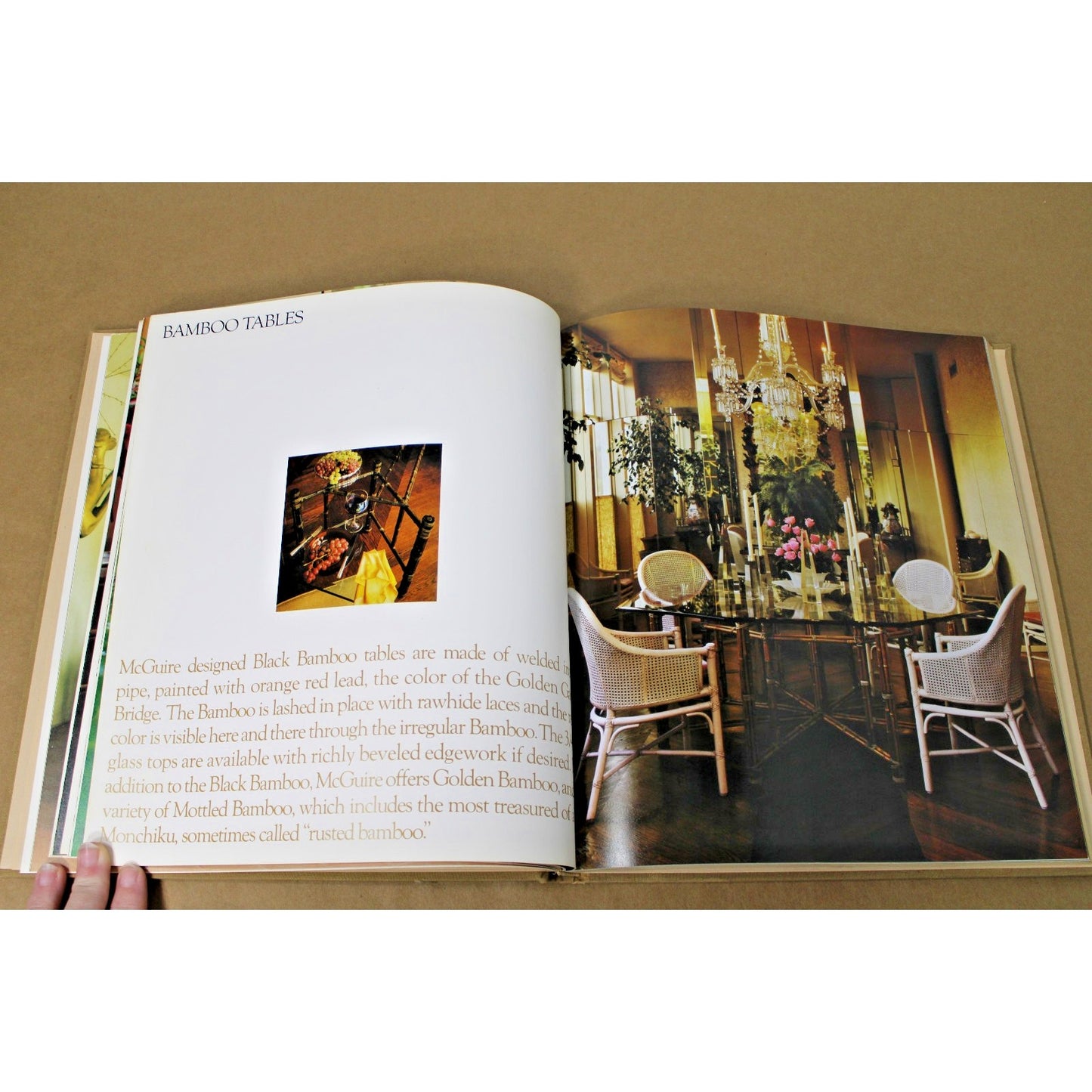 McGuire Furniture Portfolio by John & Elinor McGuire Hardcover 1979