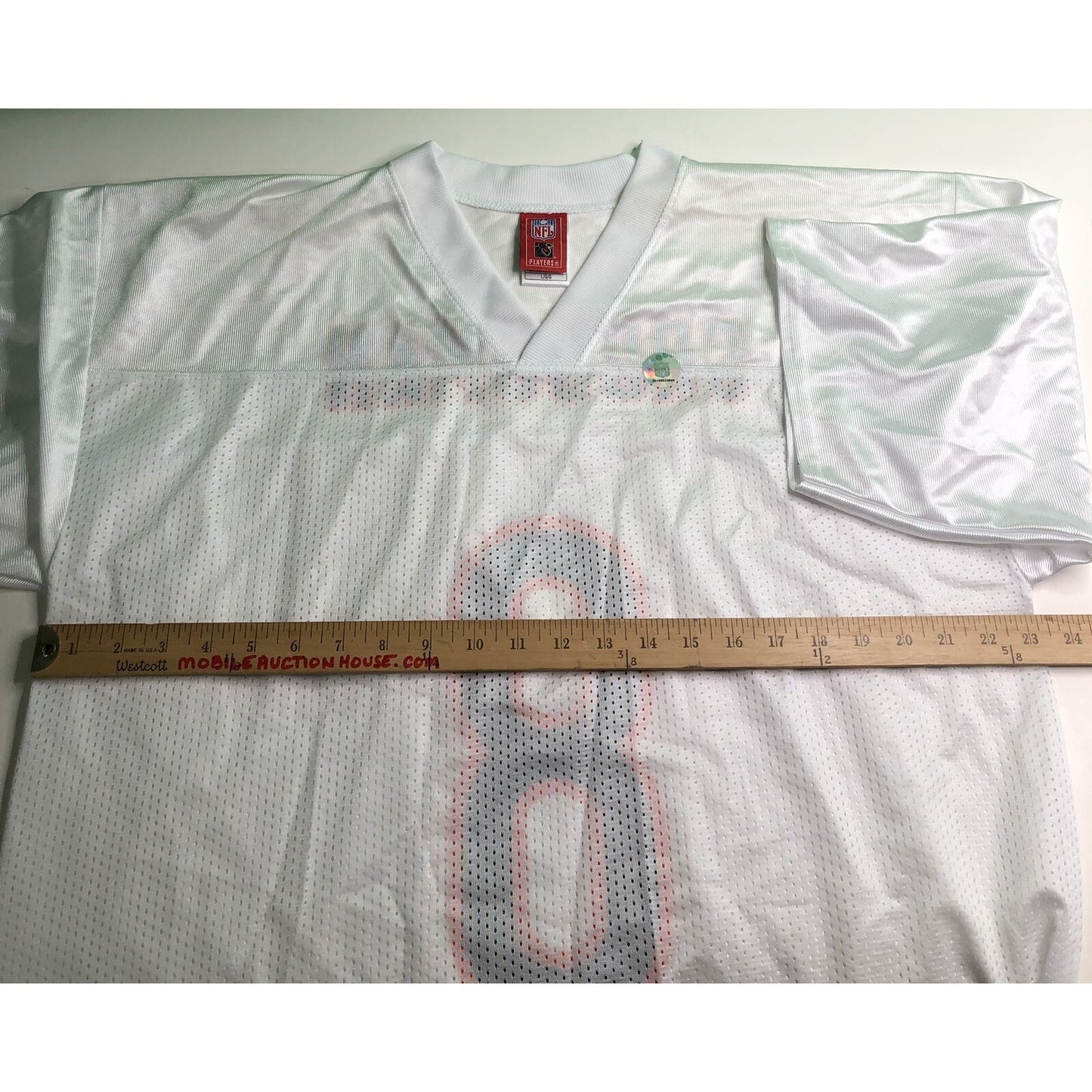 NWT Large Reebok NFL #8 Grossman Jersey Tshirt White Players Inc.