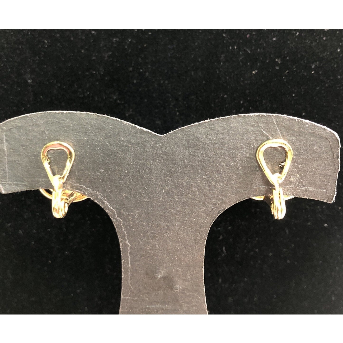 Vintage Fashion Clip On Earrings Faux Pearl Goldtone Rhinestones