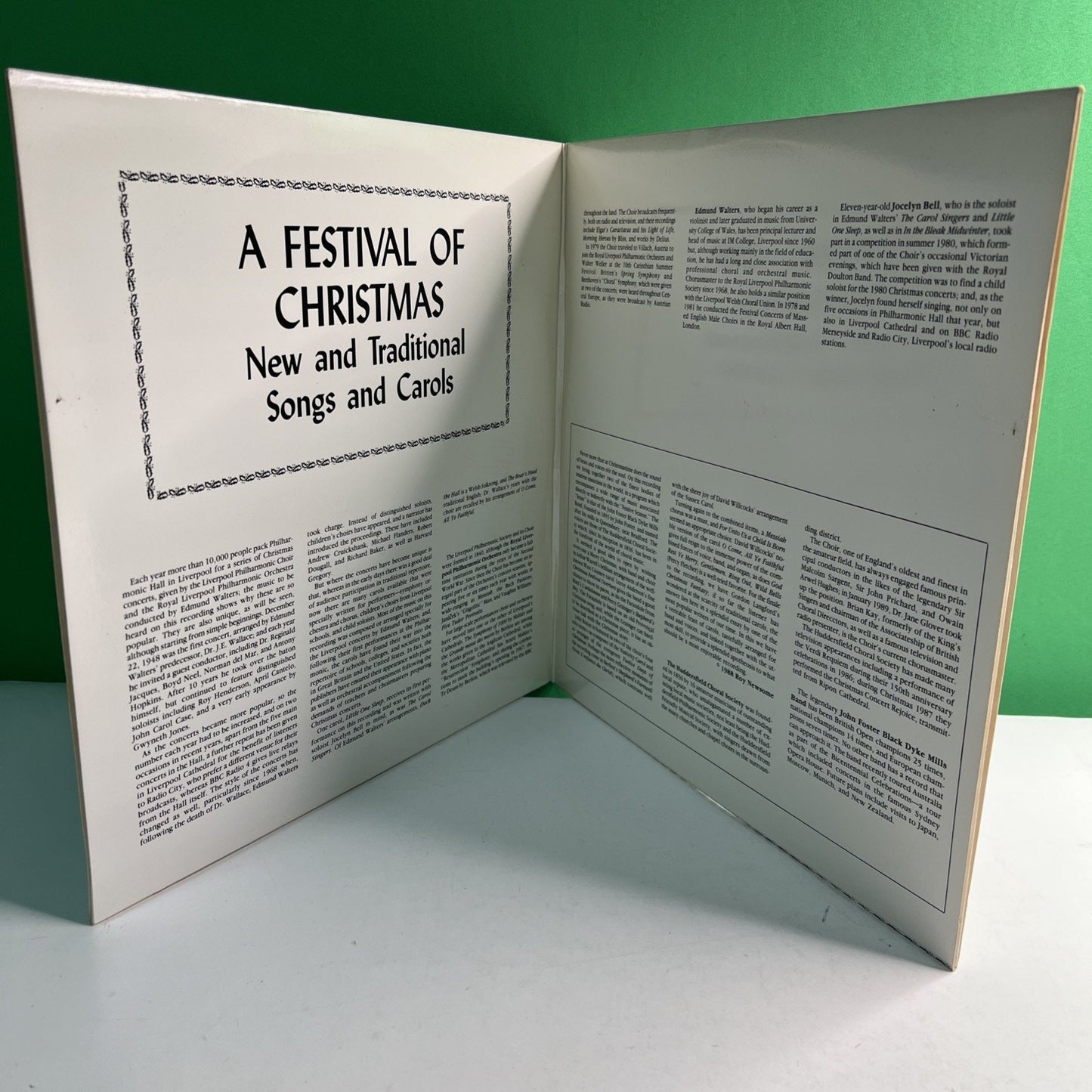 MHS 922676F A Festival Of Christmas New And Traditional Songs And Carols 2 LPs