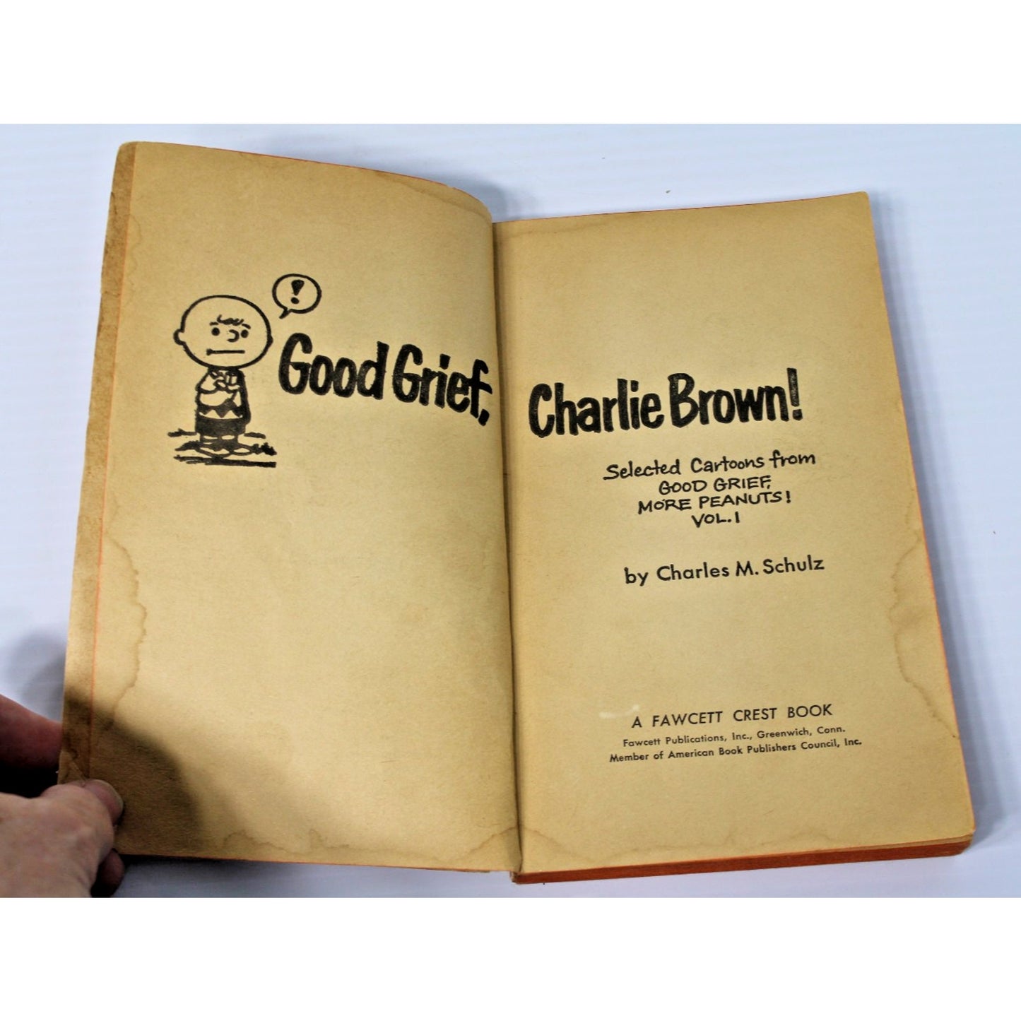Vintage 1960s Peanuts Comics "Good Grief, Charlie Brown!" by Charles Shulz