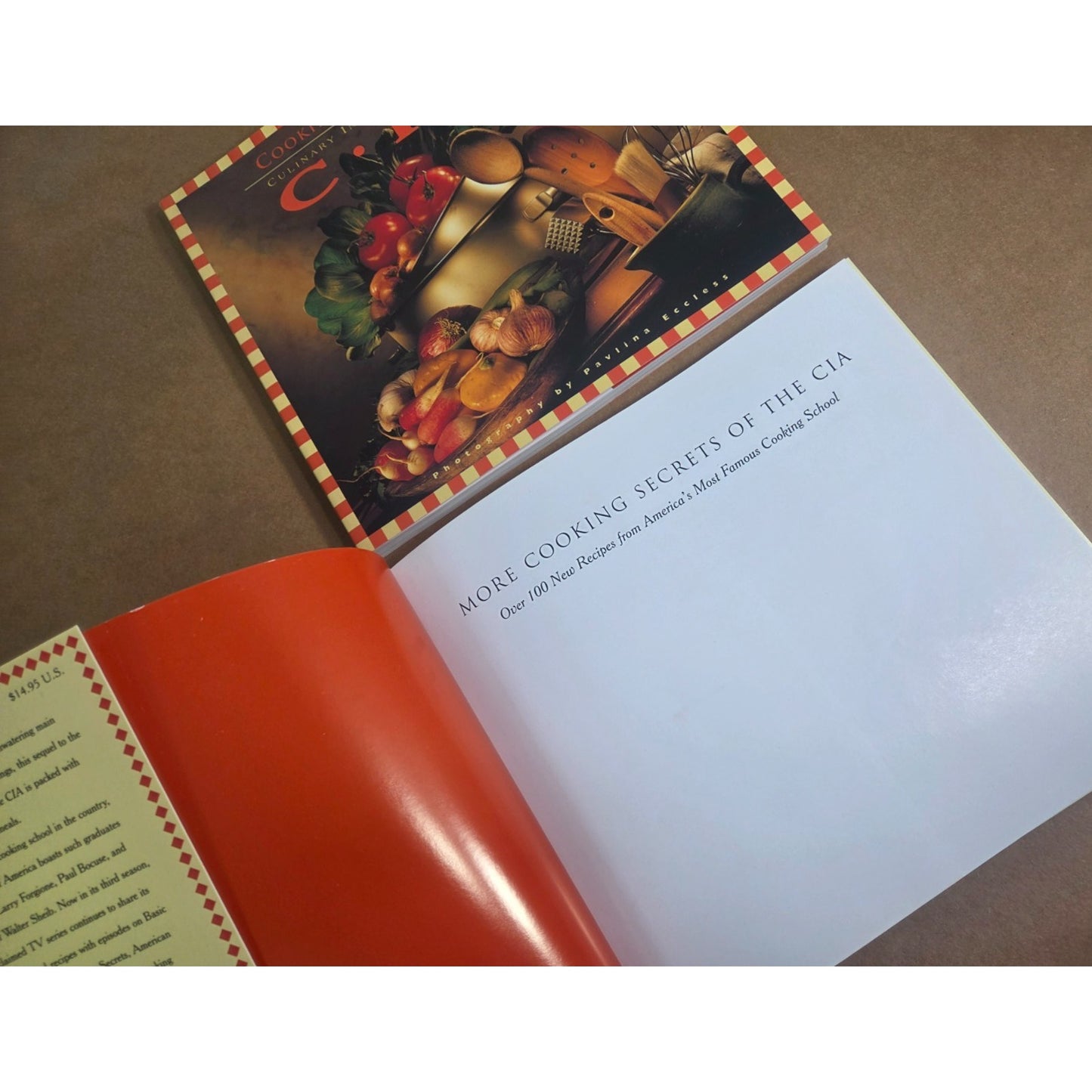 Vintage Culinary Institute of America Cookbook Set - PBS Series (2 Books)