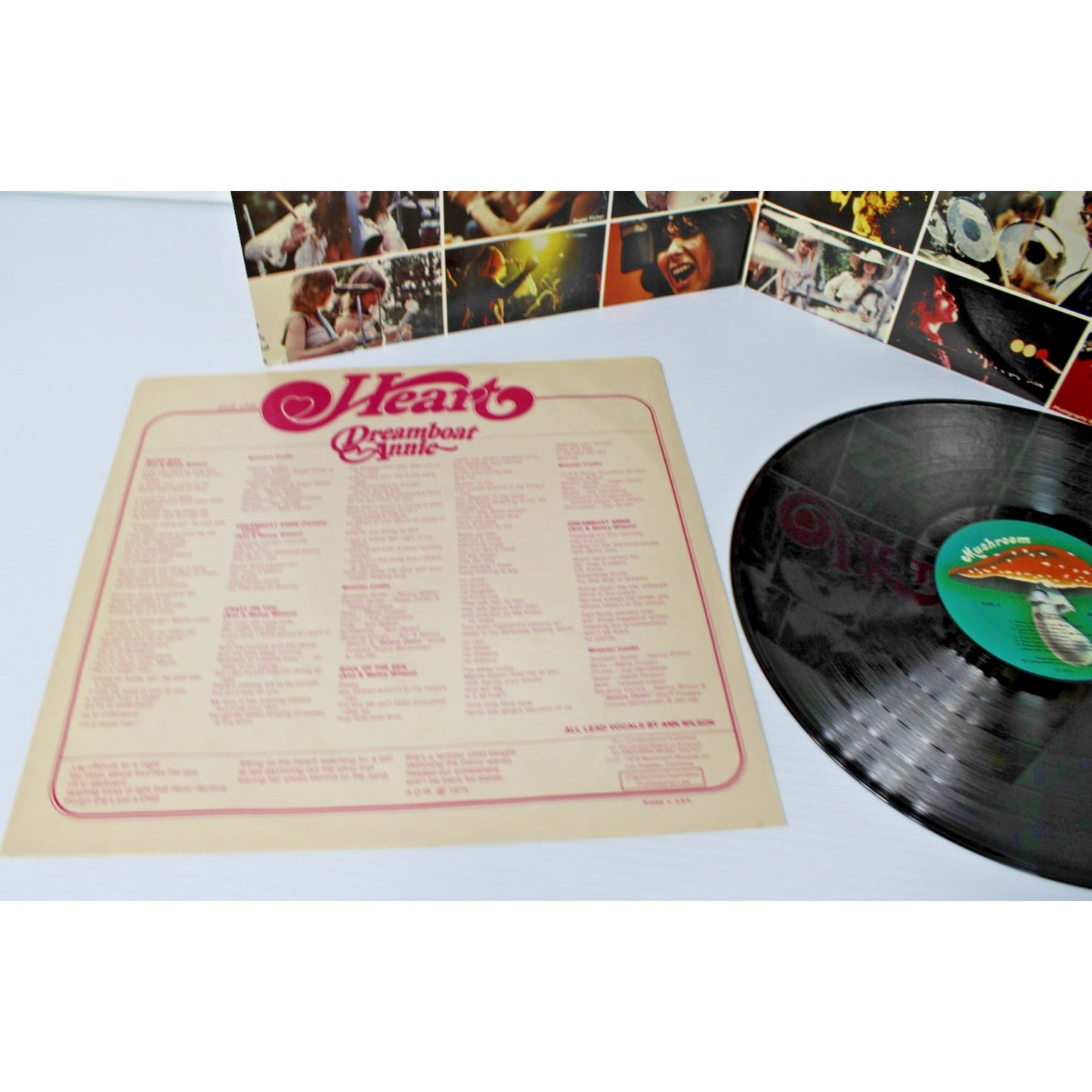 Heart- Dreamboat Annie, 1976 Mushroom MRS 5005 Gatefold LP w/ Sleeve, LA- EX/ VG
