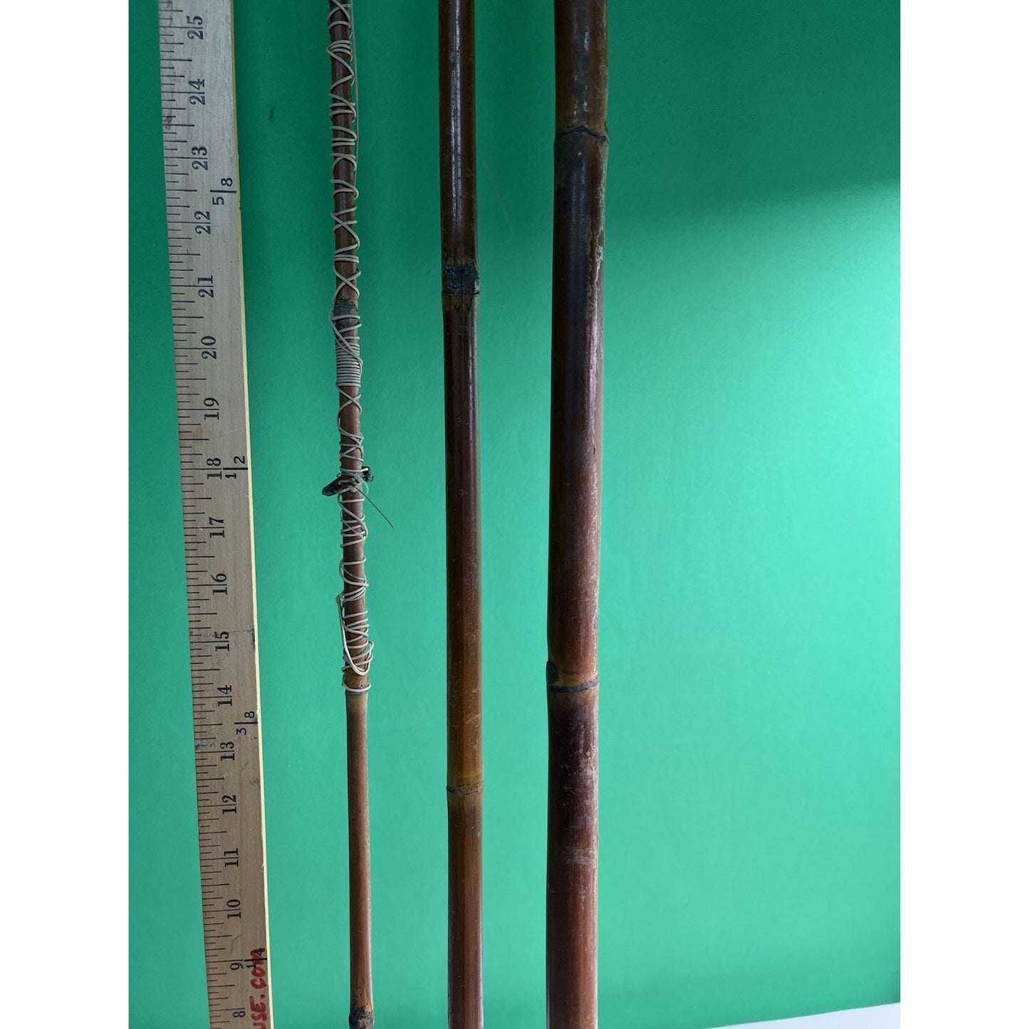 Vintage Heddon 12’ Bamboo Fishing Rod Pole