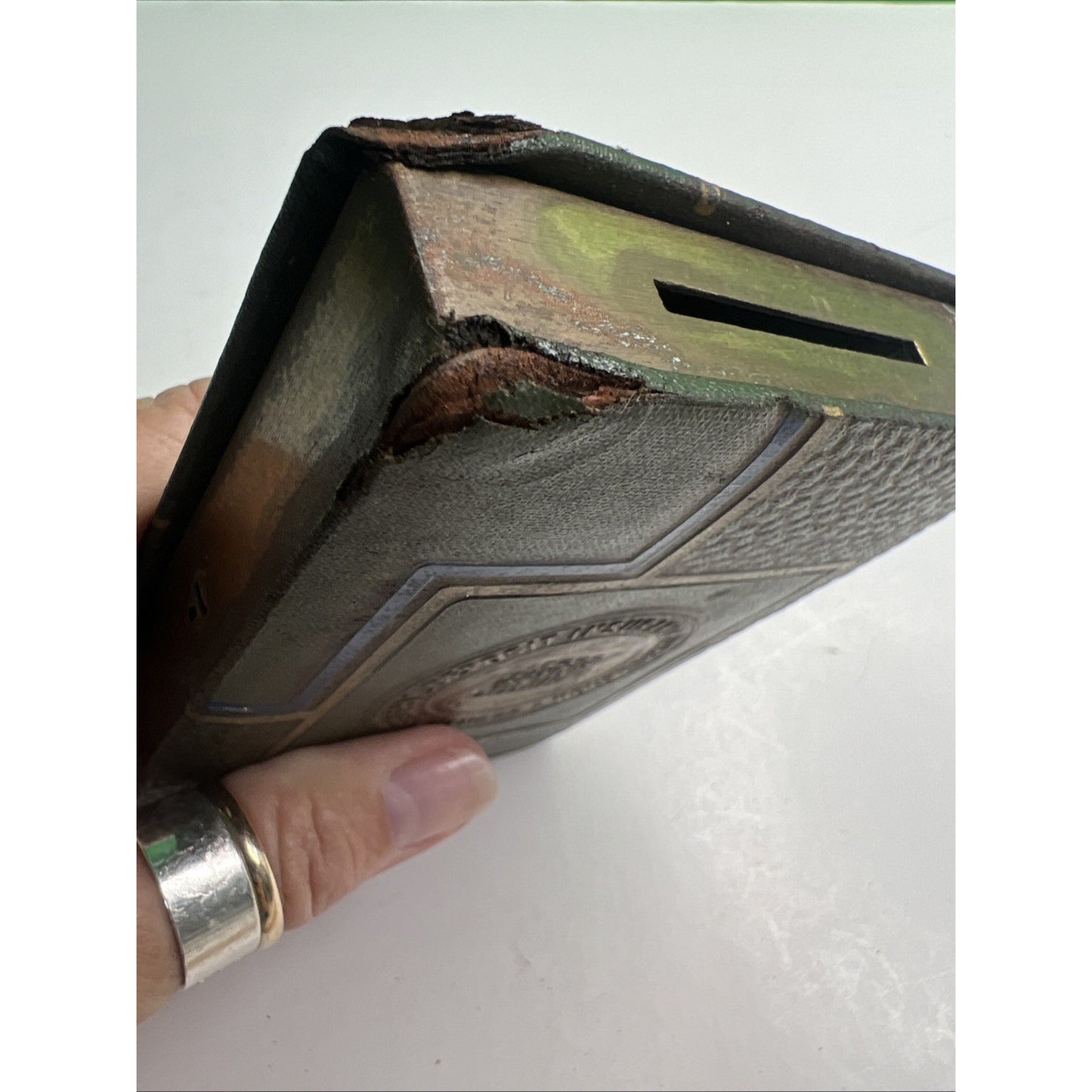 Merchants Bank Mobile Alabama Metal Still Bank Safe No Key Advertising AL
