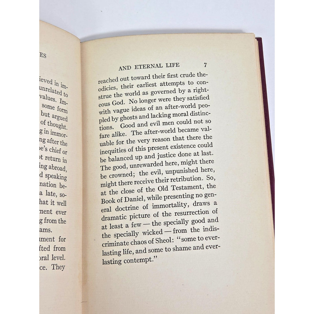 1927 First Edition Spiritual Values & Eternal Life Harry Emerson Fosdick Harvard