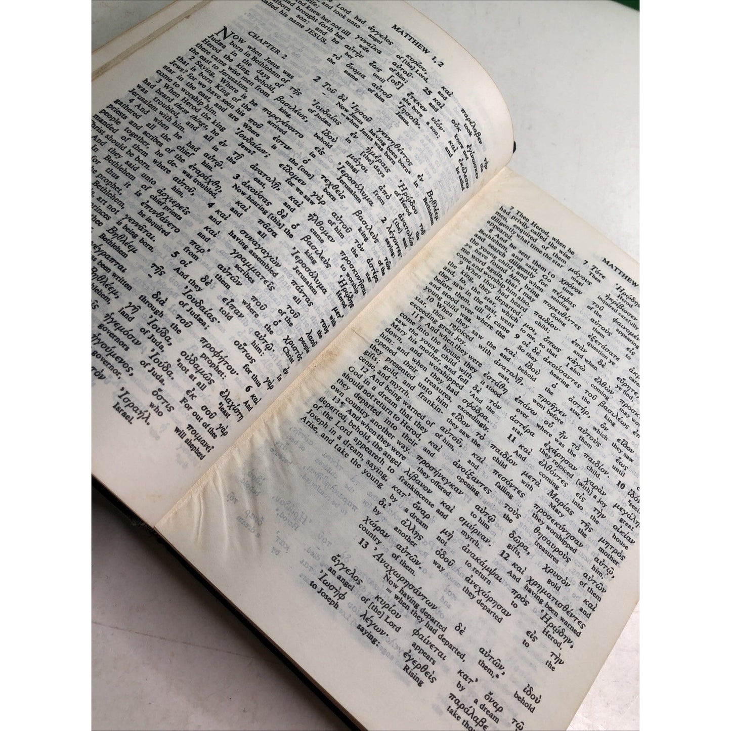 1975 Greek - English Interlinear New Testament Hardcover Black Letter Hardcover