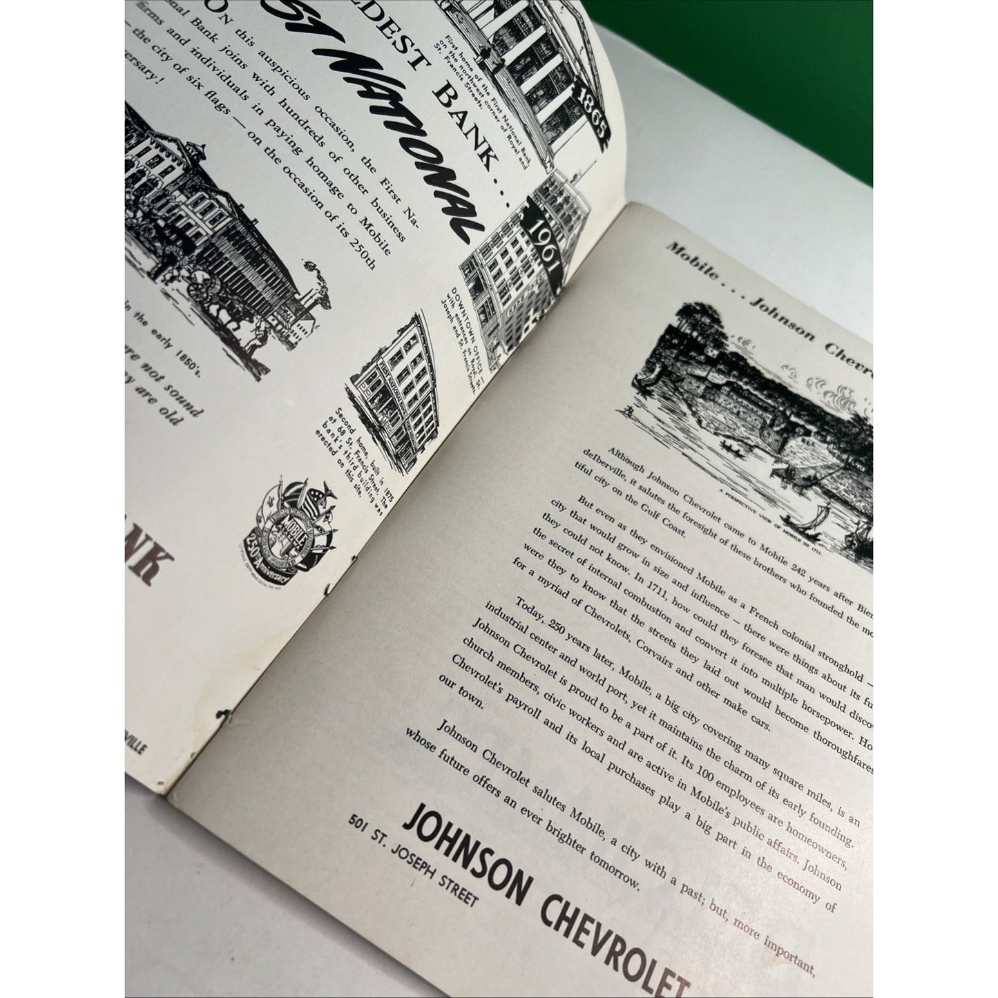 1961 Official Program of the 250th Anniversary Celebration of Mobile Alabama