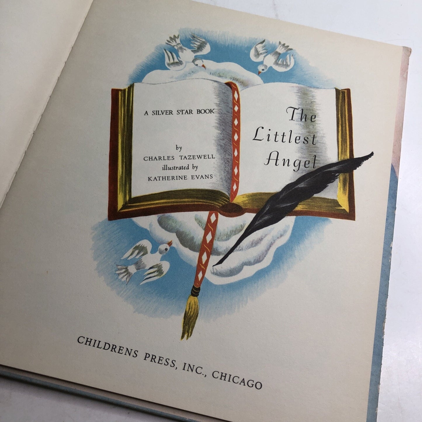 1946 The Littlest Angel by Charles Tazewell Illustrated by Katherine Evans HC