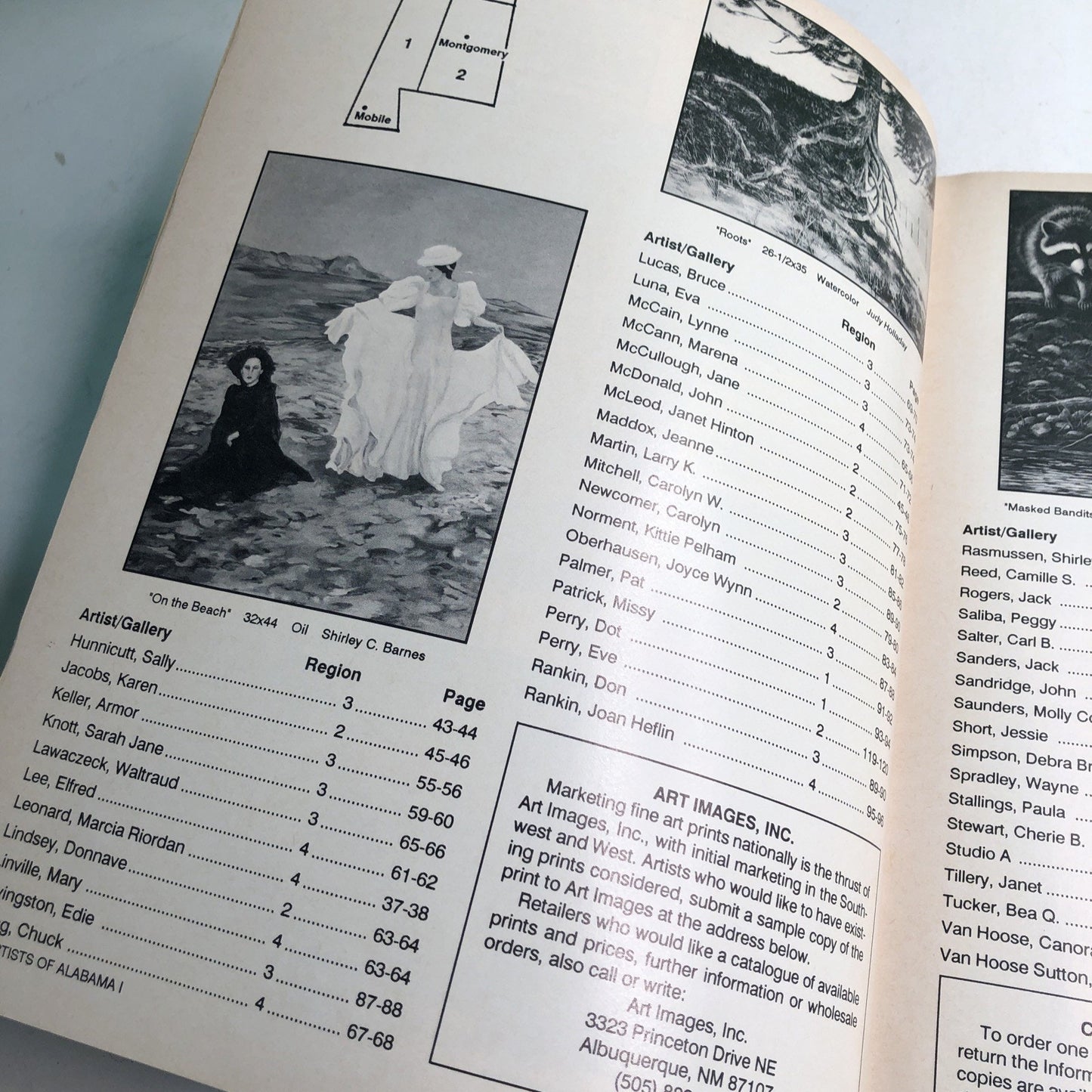 Artists of Alabama Volume 1 Fine Art Catalogue Illustrated Book 1989 Catalog