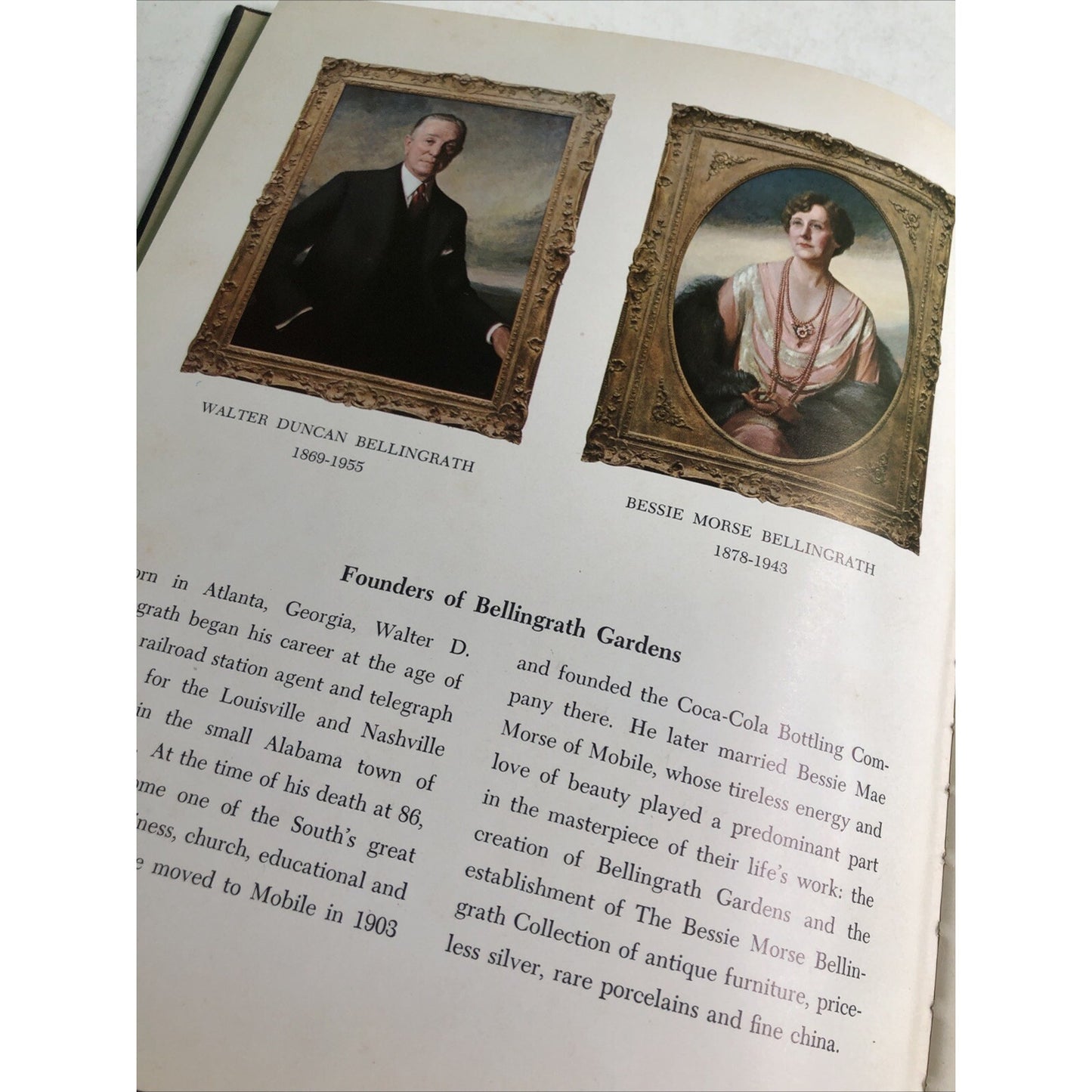 Bellingrath Gardens and the Bellingrath Home Hardcover Souvenir Book 1958