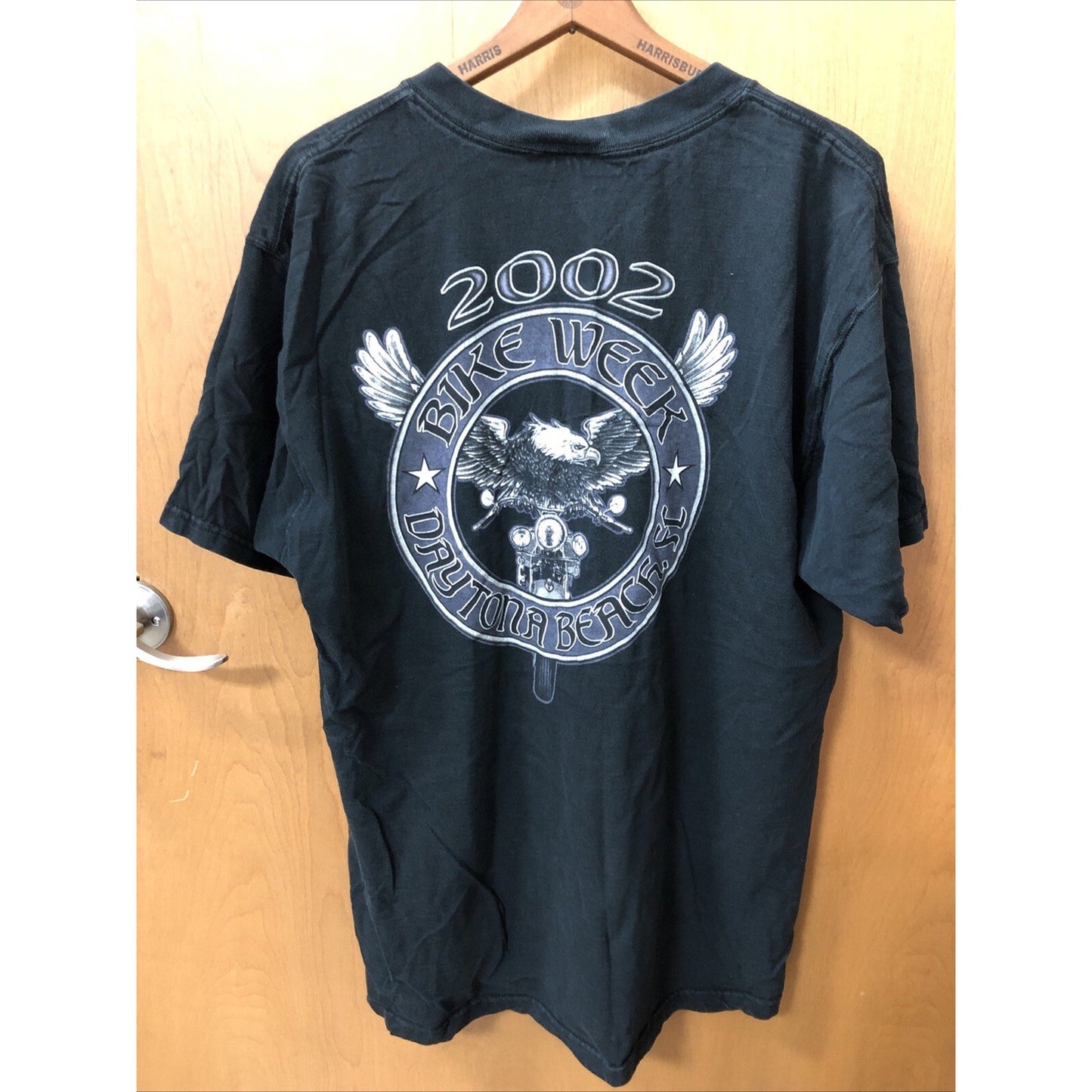 Vintage 2002 BIKE WEEK Daytona Beach Florida FL XL Tshirt Motorcycle
