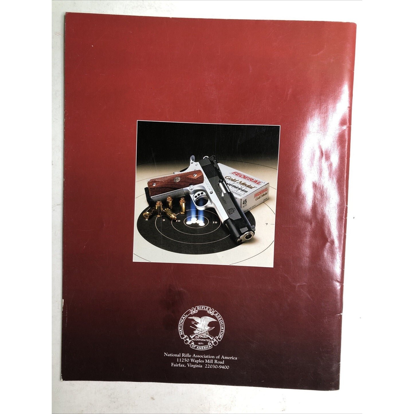 The .45 Automatic American Rifleman Reprint NRA 3rd Ed 2nd print 2001 Booklet