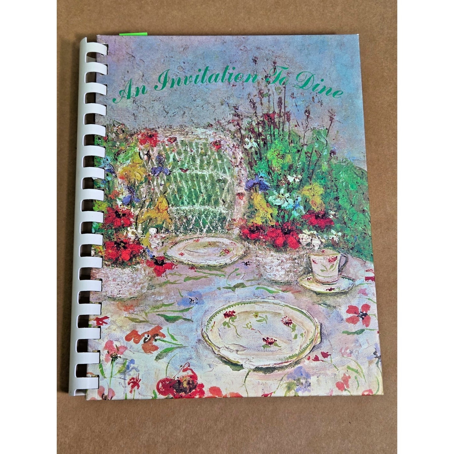 Vintage 1983 An Invitation To Dine Cookbook Robert Crown Center Hinsdale IL
