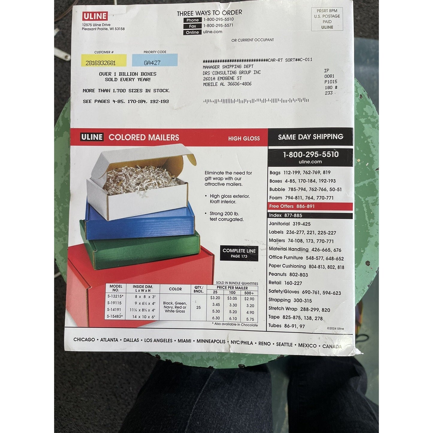 NEW Uline Catalog Look Book Spring / Summer 2024 Brand New