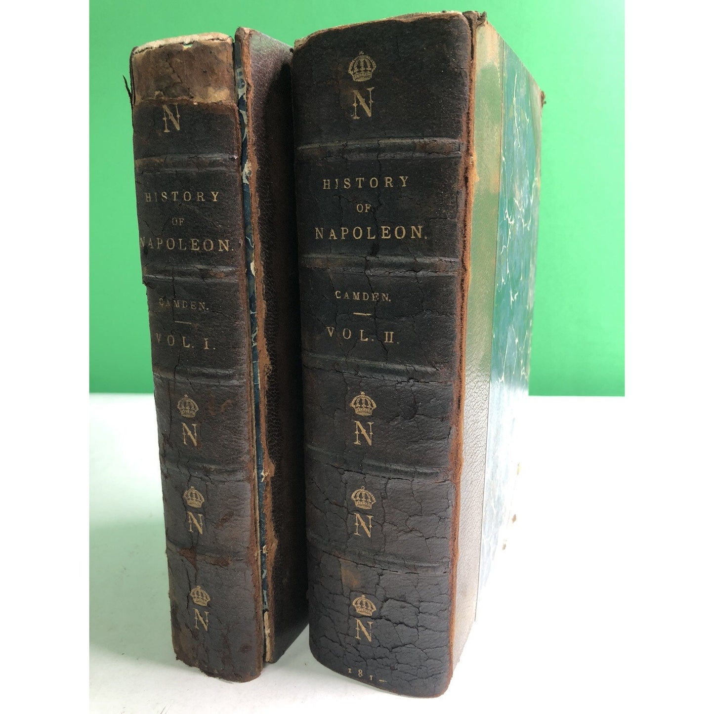 1814 Vols. 1 & 2 History of Rise Progress Overthrow NAPOLEON BONAPARTE Camden