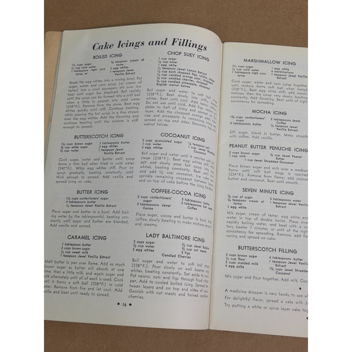 Vintage Jewel Tea Co Mary Dunbar 476 Tested Recipes Autumn Leaf Cookbook 1940s