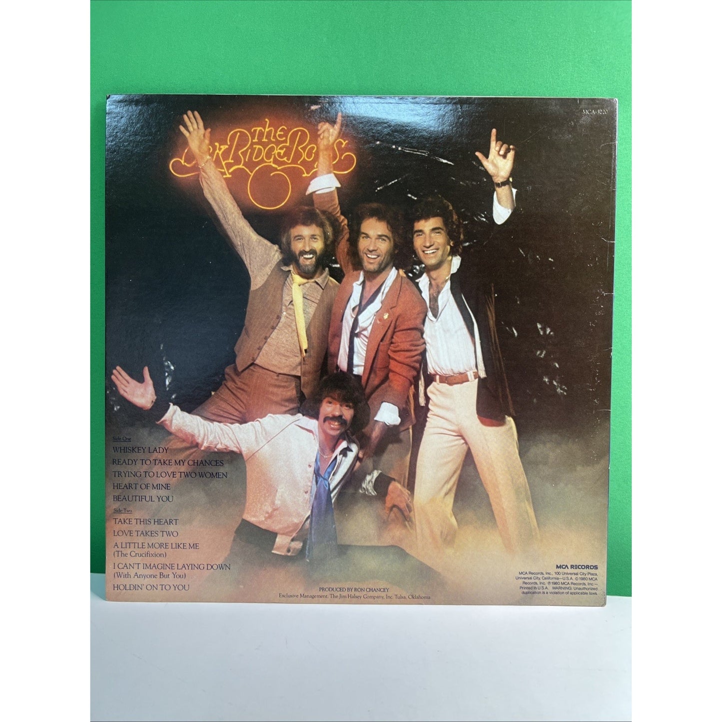 Lot 4 OAK RIDGE BOYS LP Albums Room Service Together Have Arrived Fancy Free