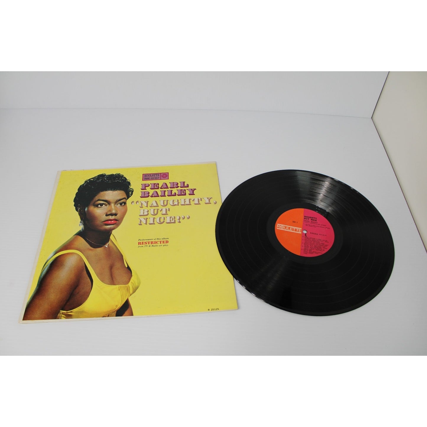 Pearl Bailey- Naughty But Nice, 1960 Roulette R-25125, Risque Adults-Only Jazz