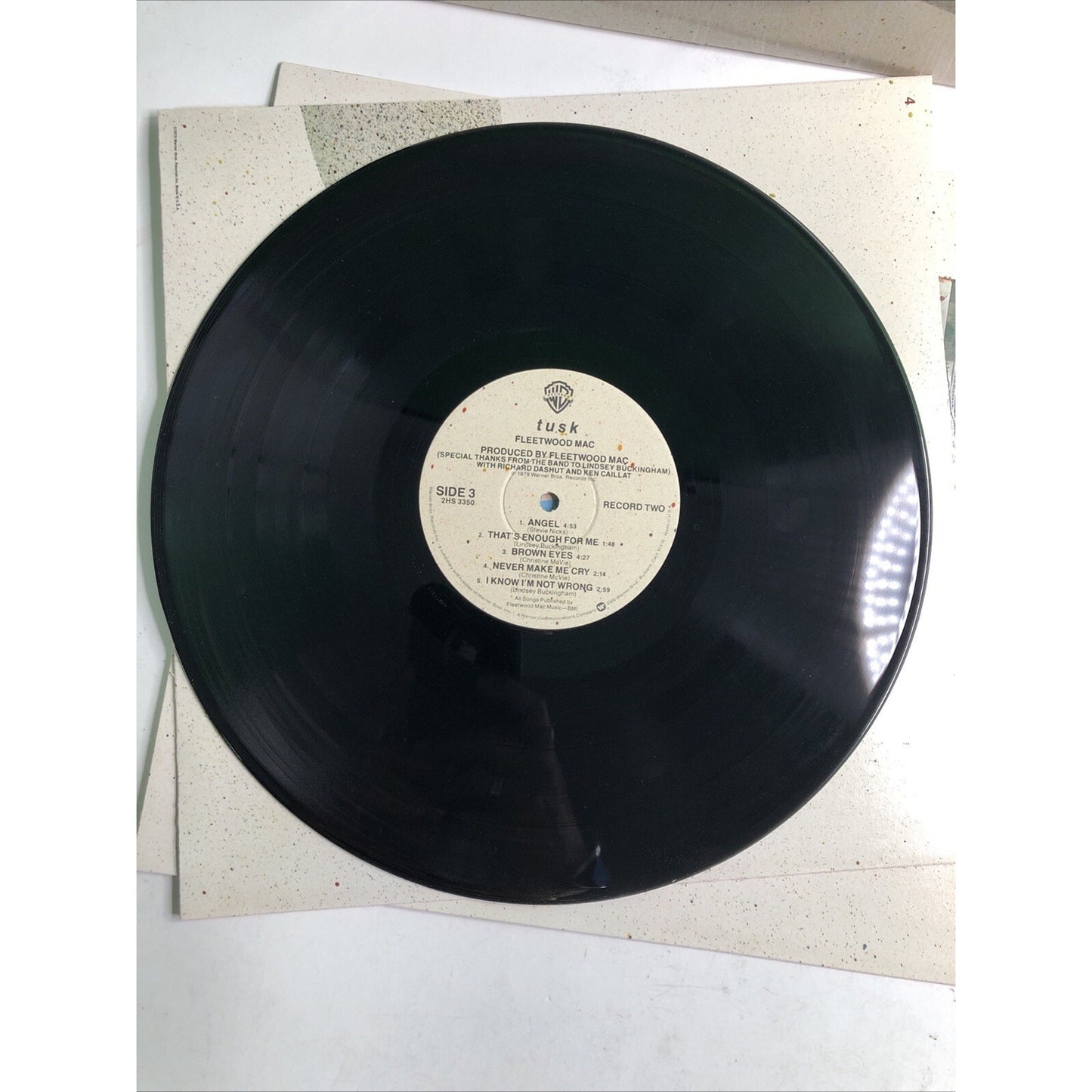 Fleetwood Mac Vinyl Record LP TUSK 1979 Warner Brothers 2HS 3350