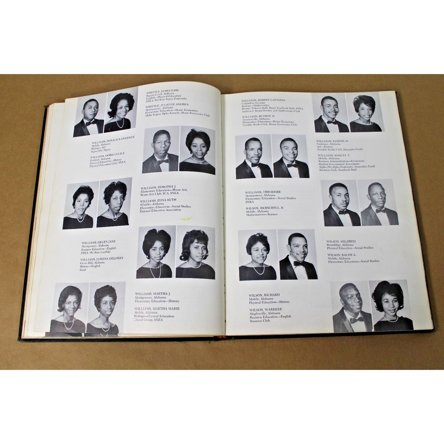 Vintage 1965 Alabama State University Yearbook The '65 Hornet HBCU Montgomery AL