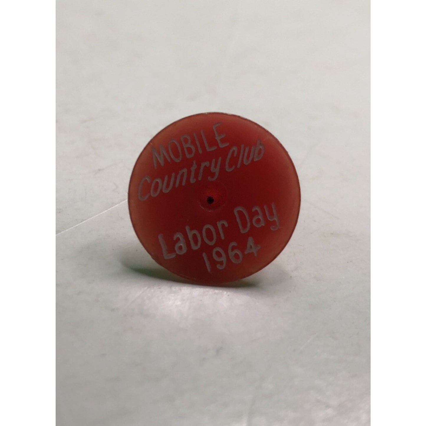 1964 GOLF BALL MARKER Mobile Alabama Country Club Labor Day Event
