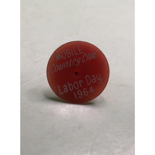 1964 GOLF BALL MARKER Mobile Alabama Country Club Labor Day Event