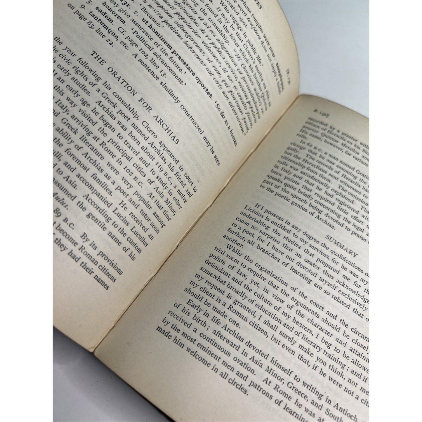 1898 HC Ten Orations Of Cicero by Harper & Gallup Latin Textbook