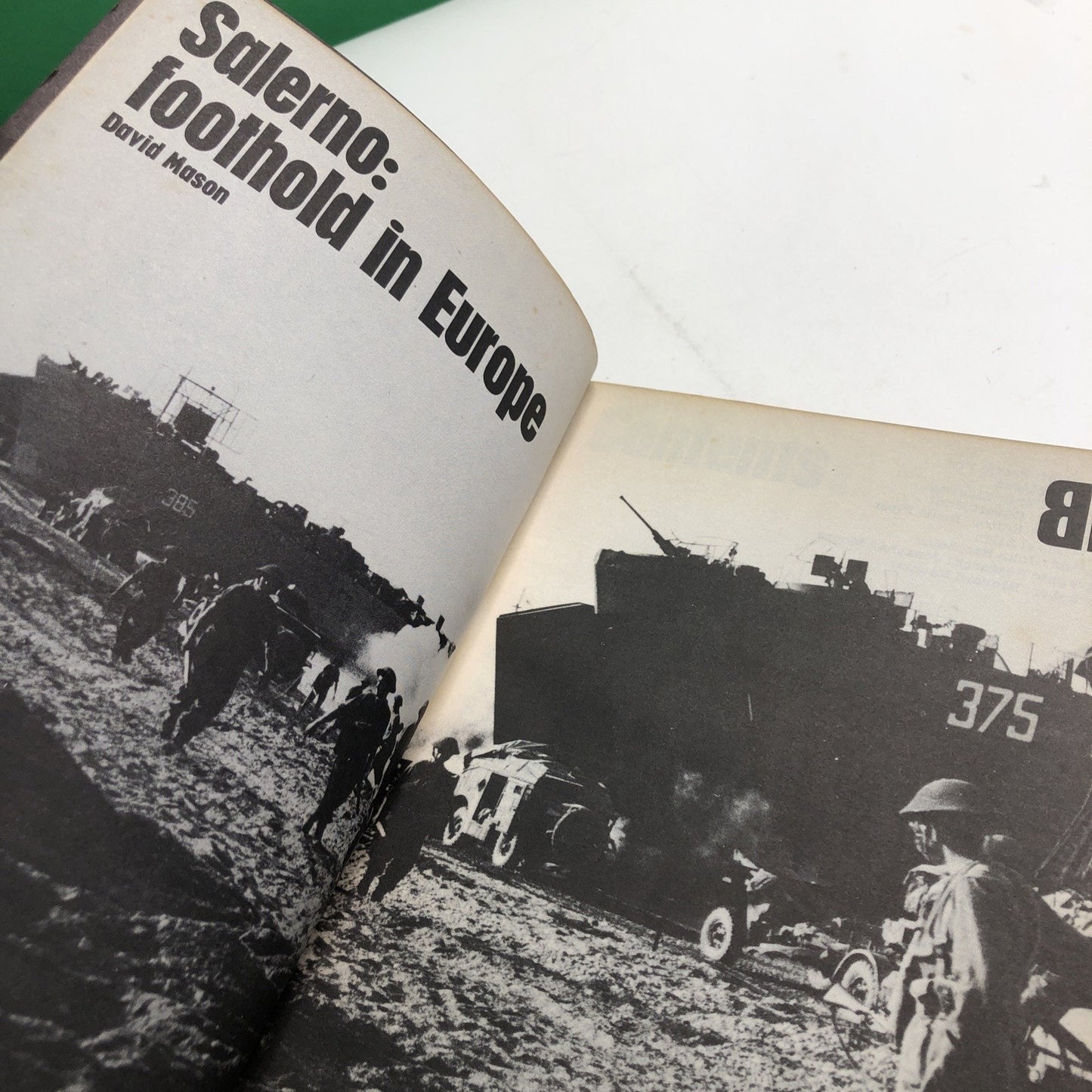 Salerno: Foothold In Europe Battle Book No. 24 by David Mason 1972 Paperback