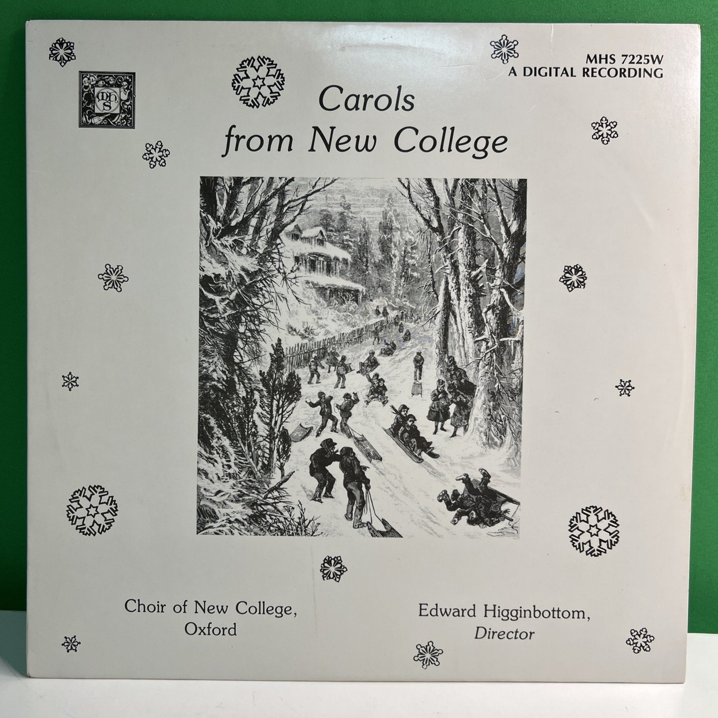 MHS 7225W Carols From New College Choir Oxford 1985 LP Record Vinyl