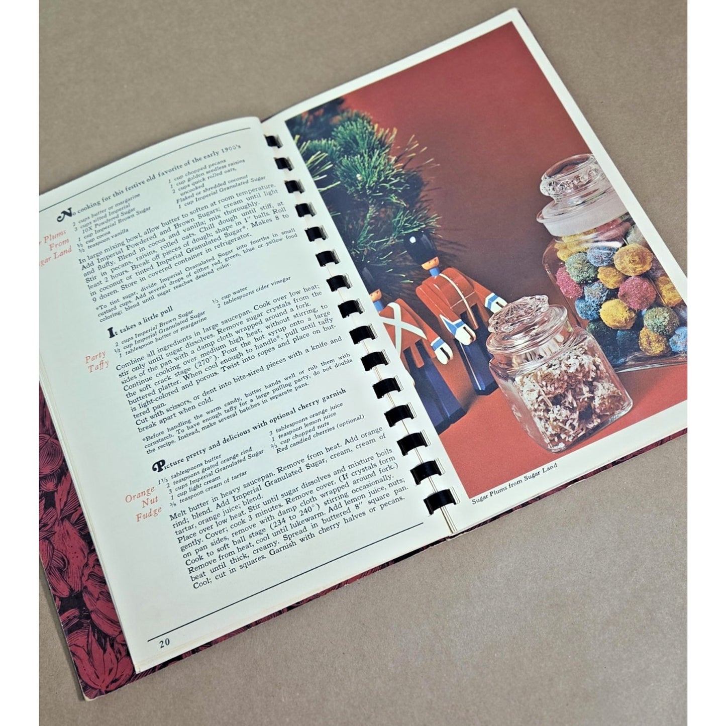 Vintage 1968 Imperial Sugar 125th Anniversary Cookbook - Retro Texas Recipes TX
