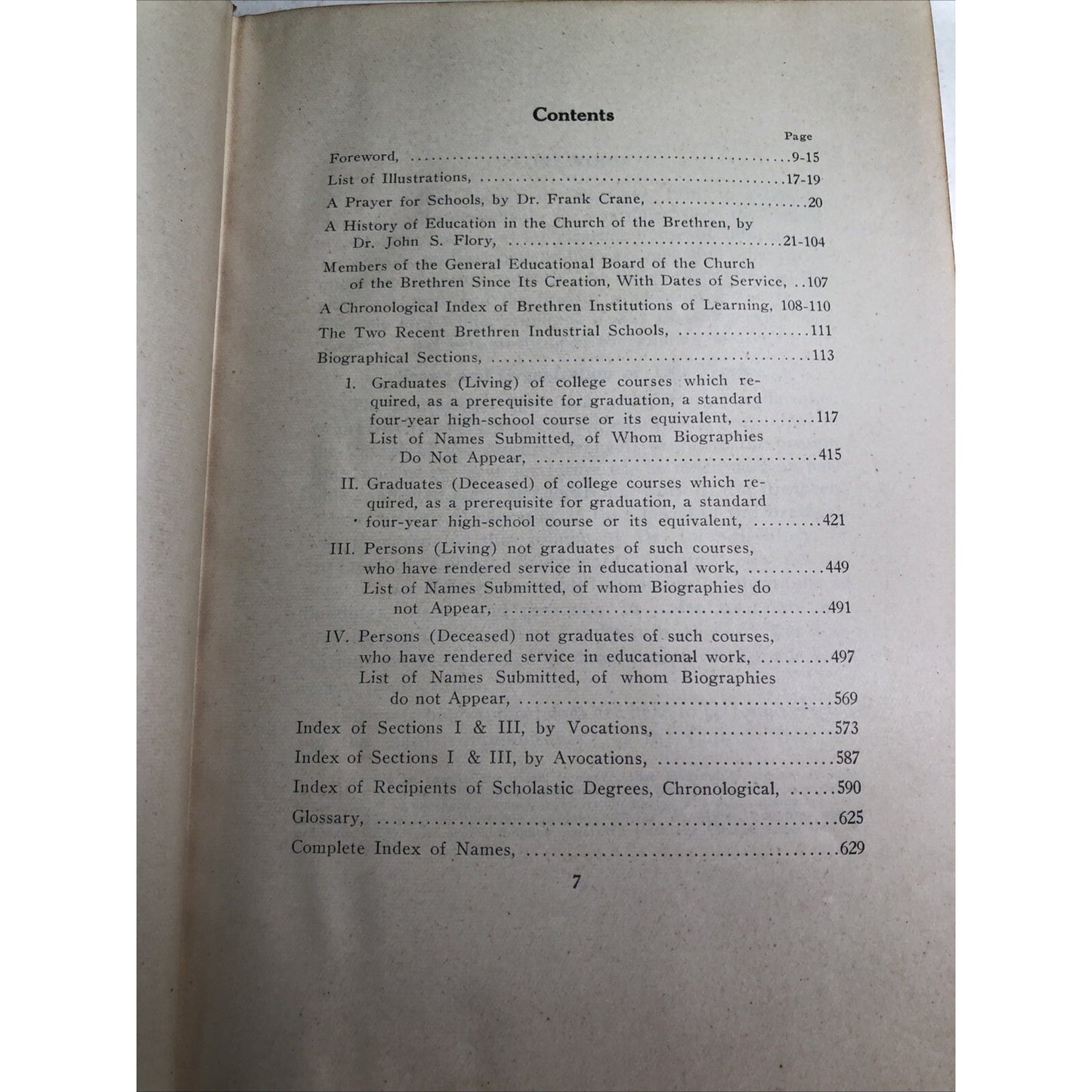 Educational Blue Book and Directory of the Church 1st Edition Cable & Sanger