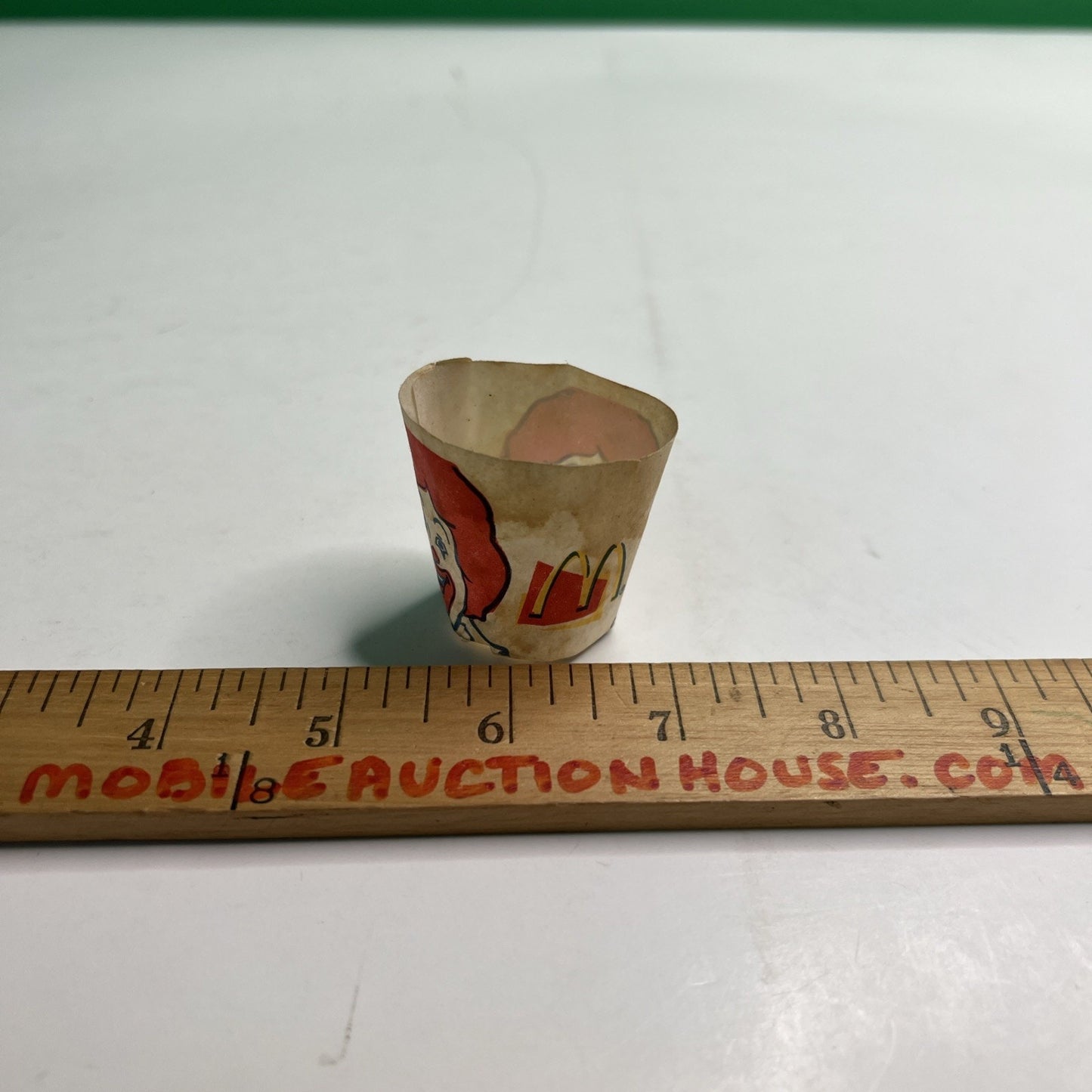 Vintage McDonald's 1990’s Paper Cup Used Iconic Clown Ronald McDonald Arches